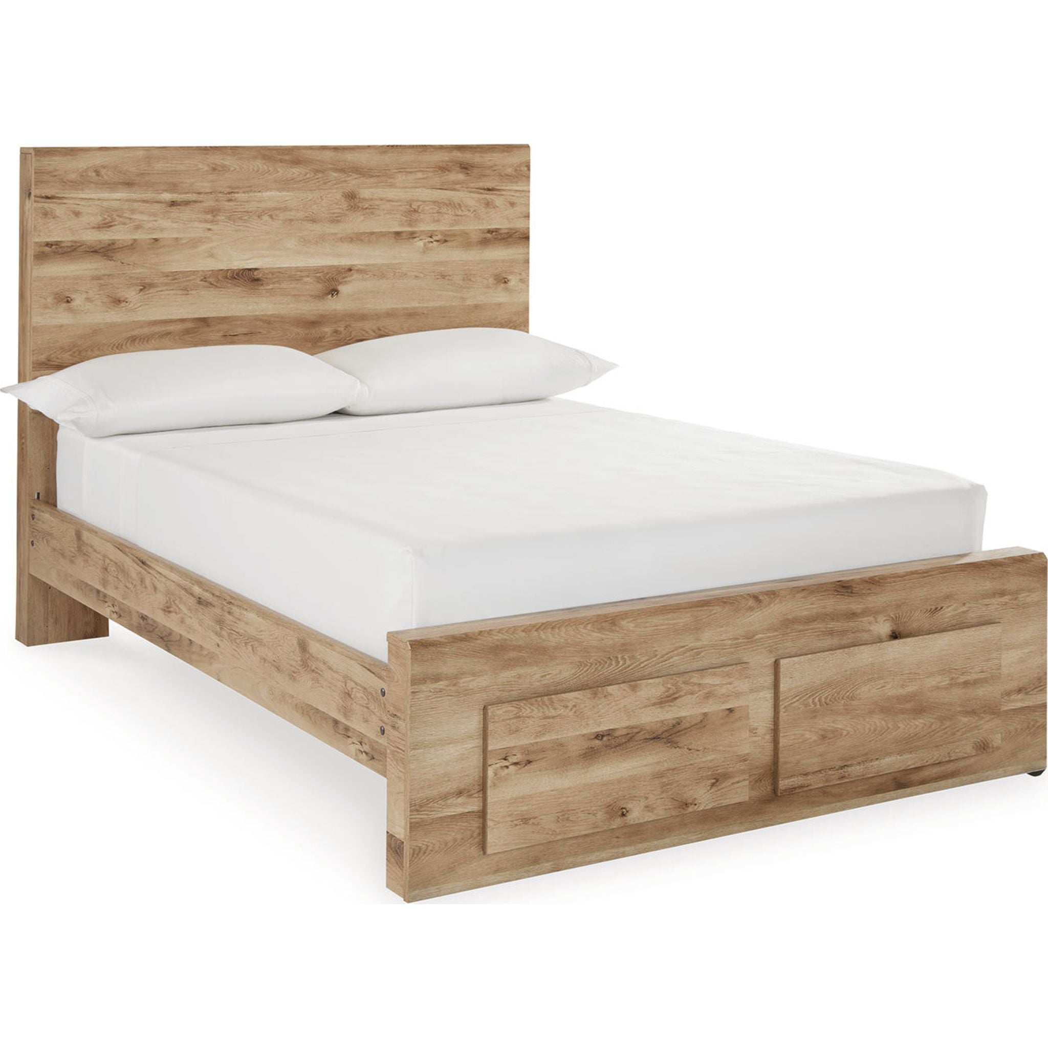 Hyanna Full Bed with Footboard Storage - Tan Brown
