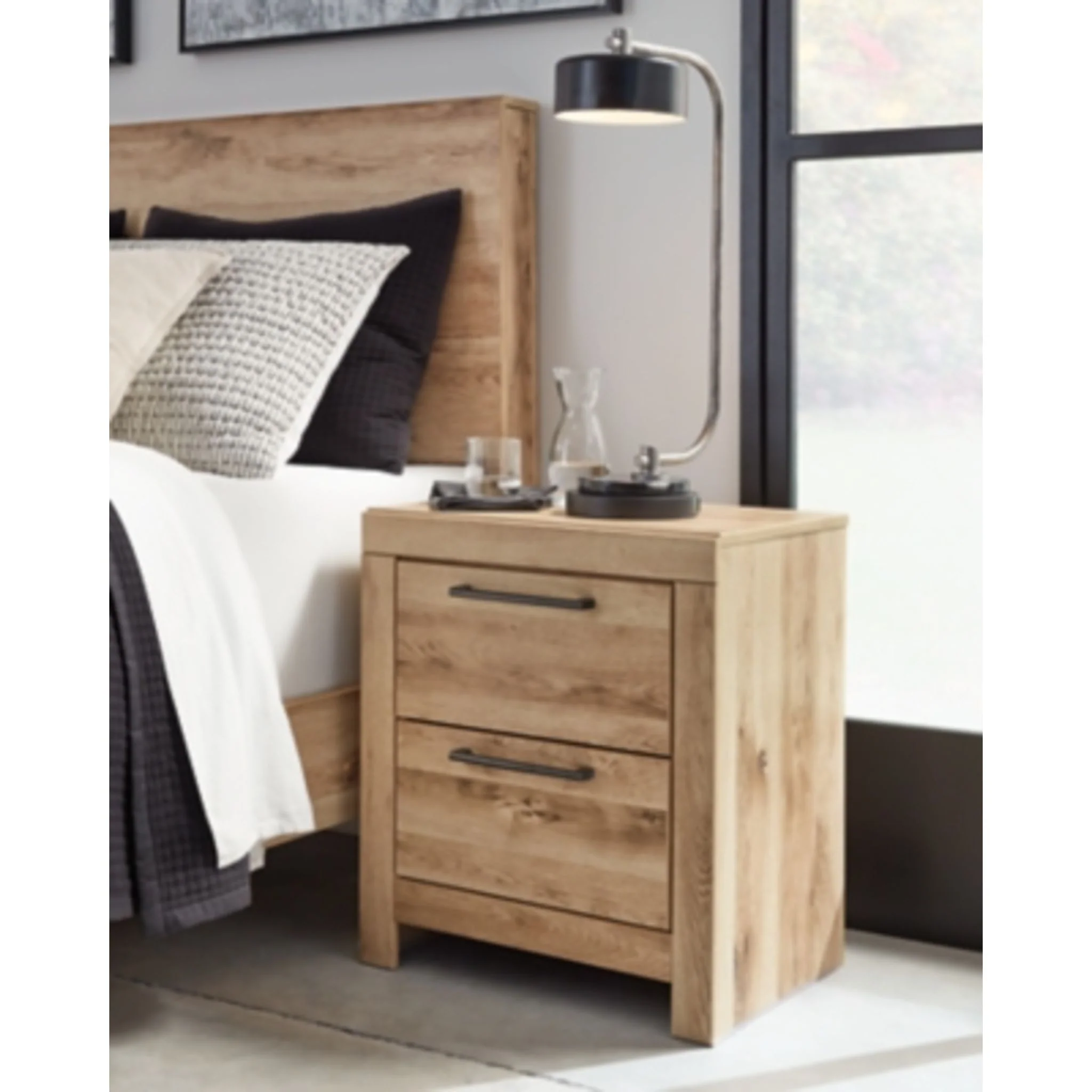 Hyanna Nightstand - Tan Brown - Image 11