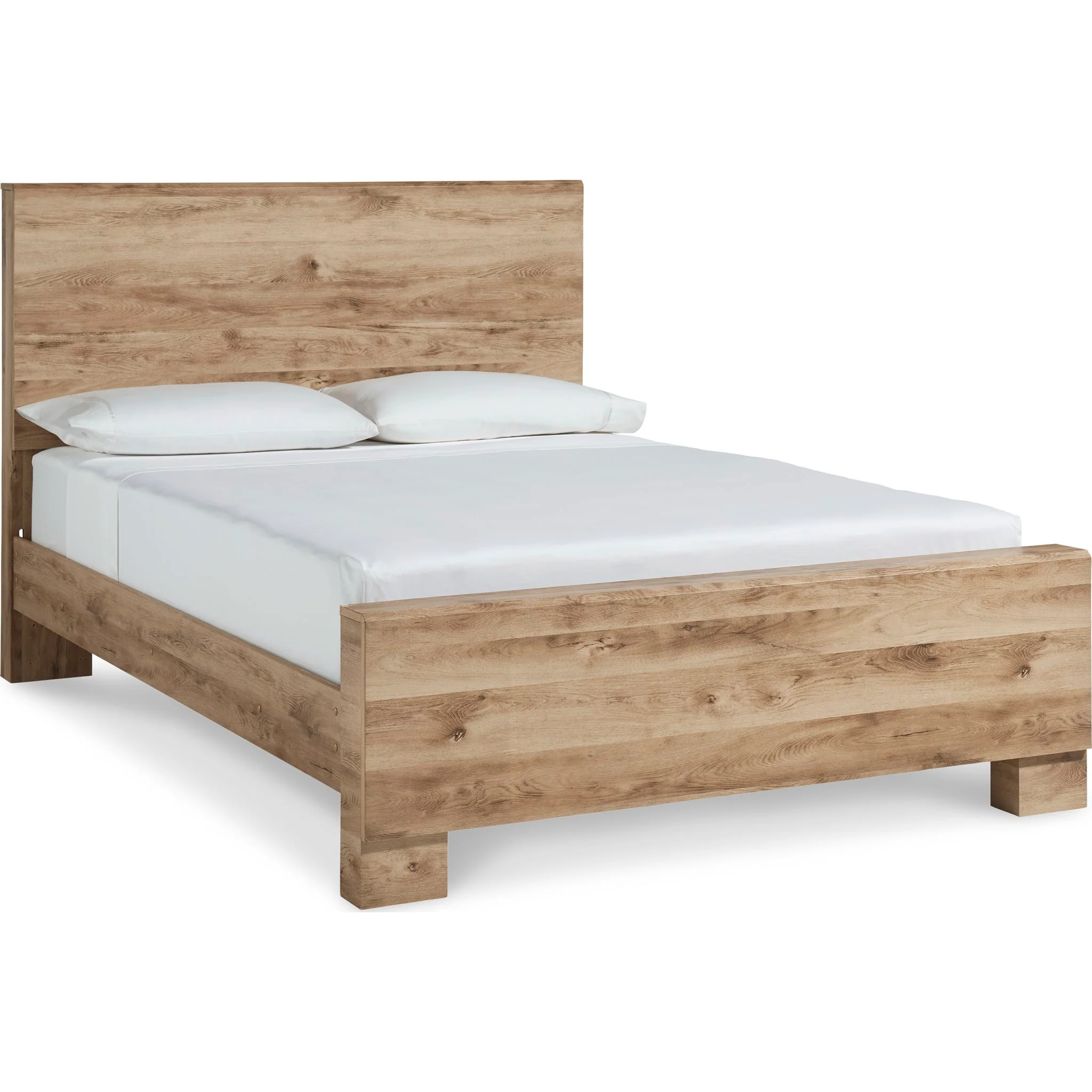 Hyanna Panel Bed - Tan Brown