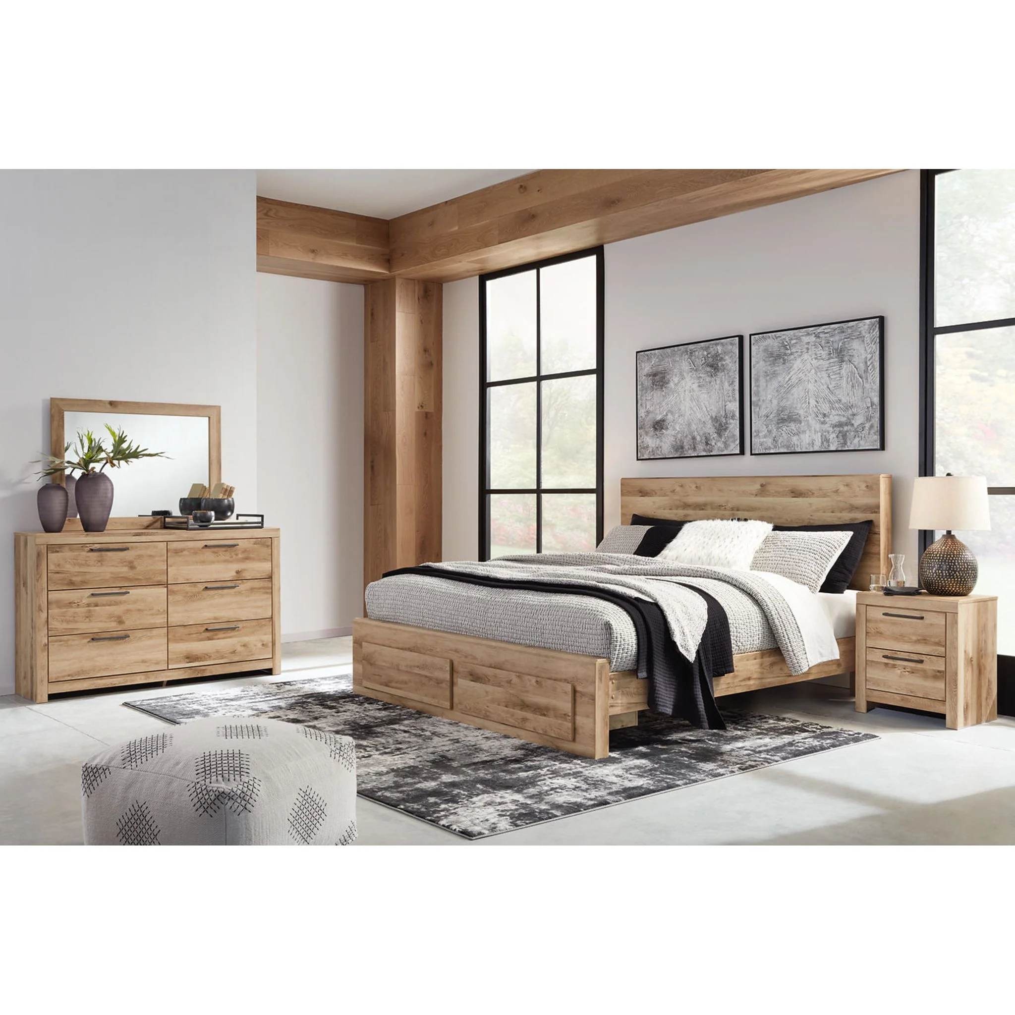 Hyanna Storage Bed - Tan - Image 4