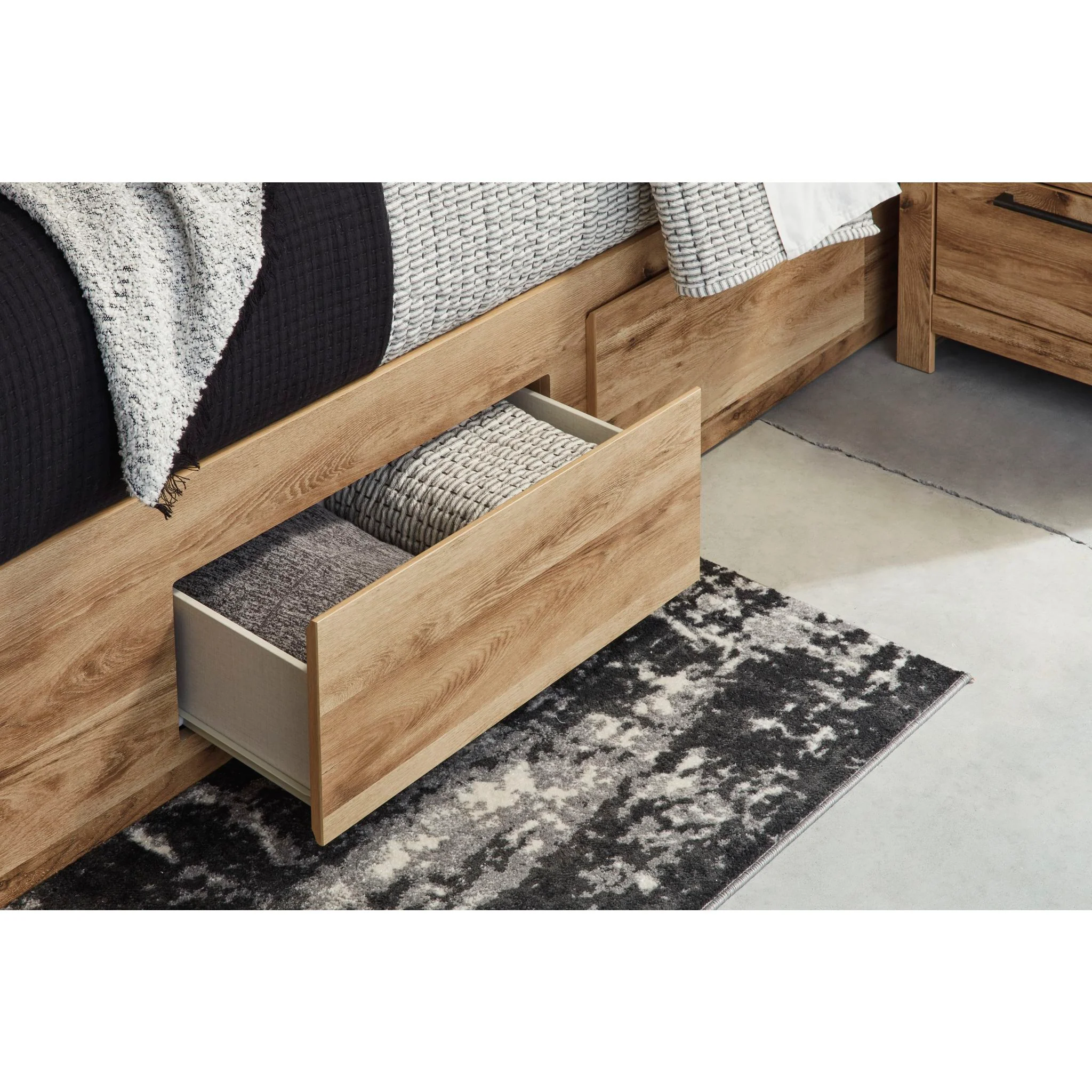 Hyanna Storage Bed - Tan Brown - Image 8