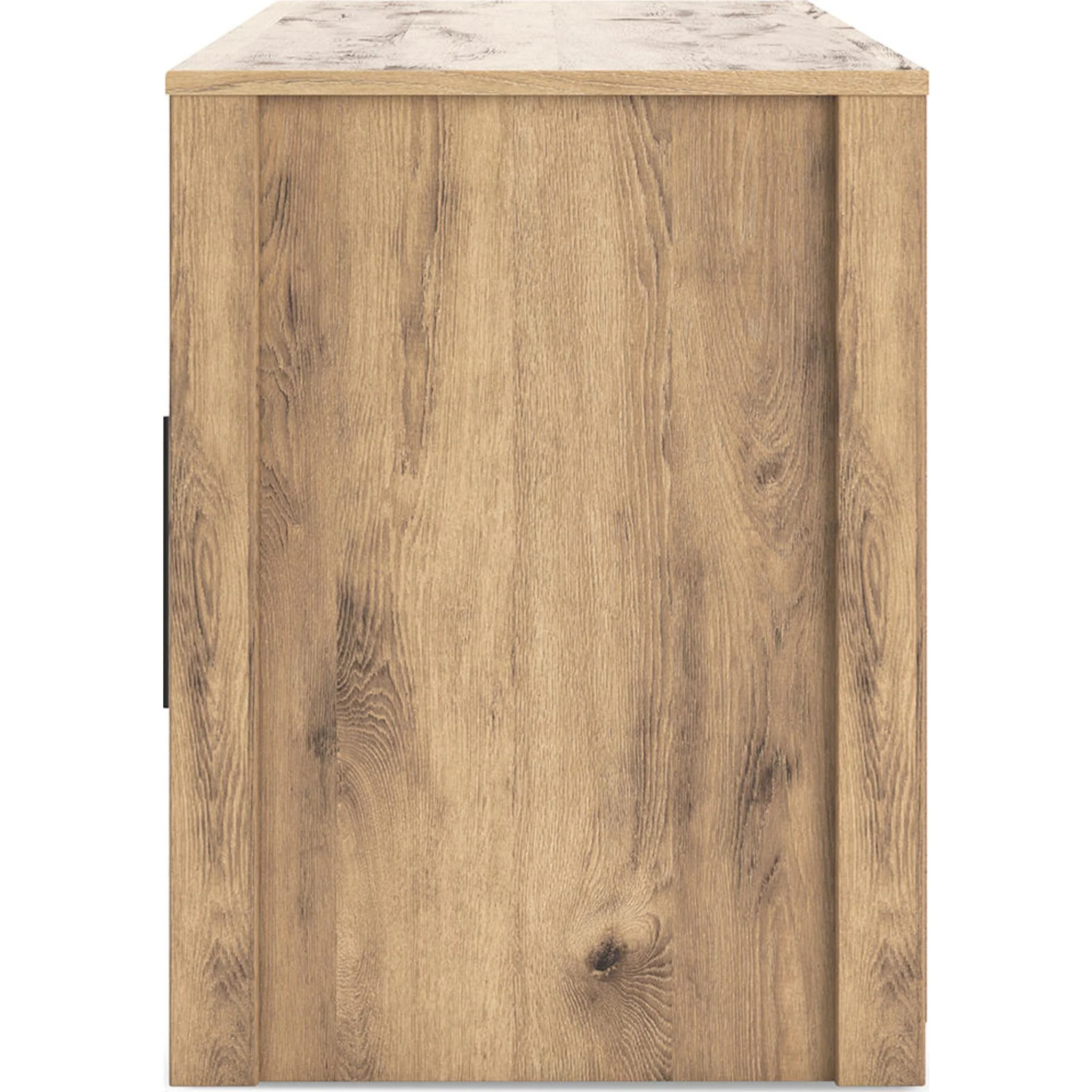 Hyanna TV Stand with Fireplace - Tan - Image 2
