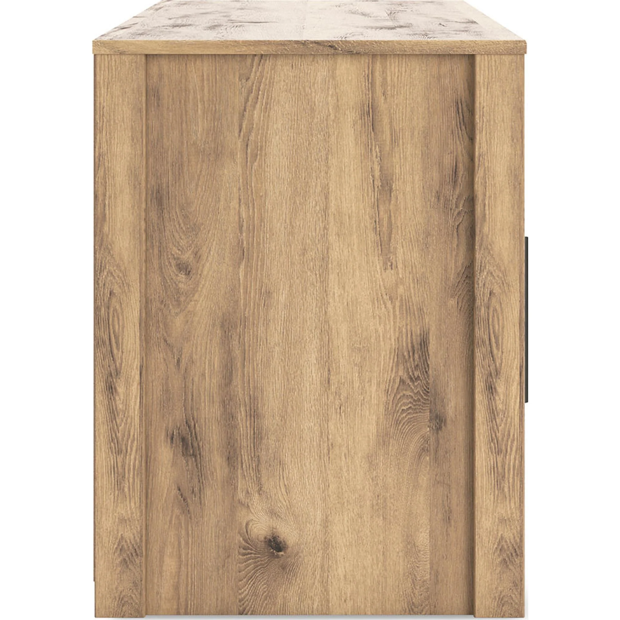 Hyanna TV Stand with Fireplace - Tan - Image 3