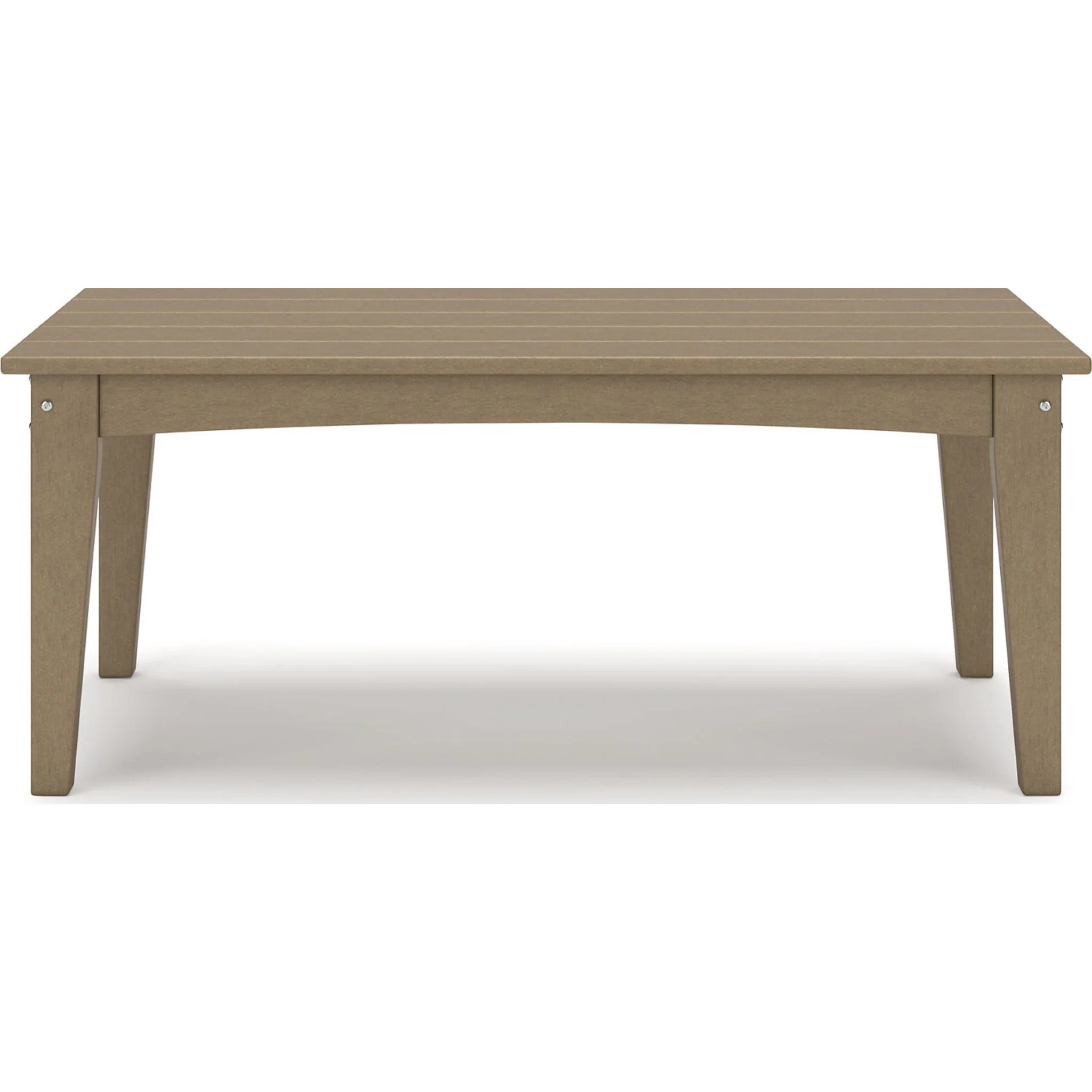 Hyland Wave Outdoor Coffee Table - Driftwood - Image 3