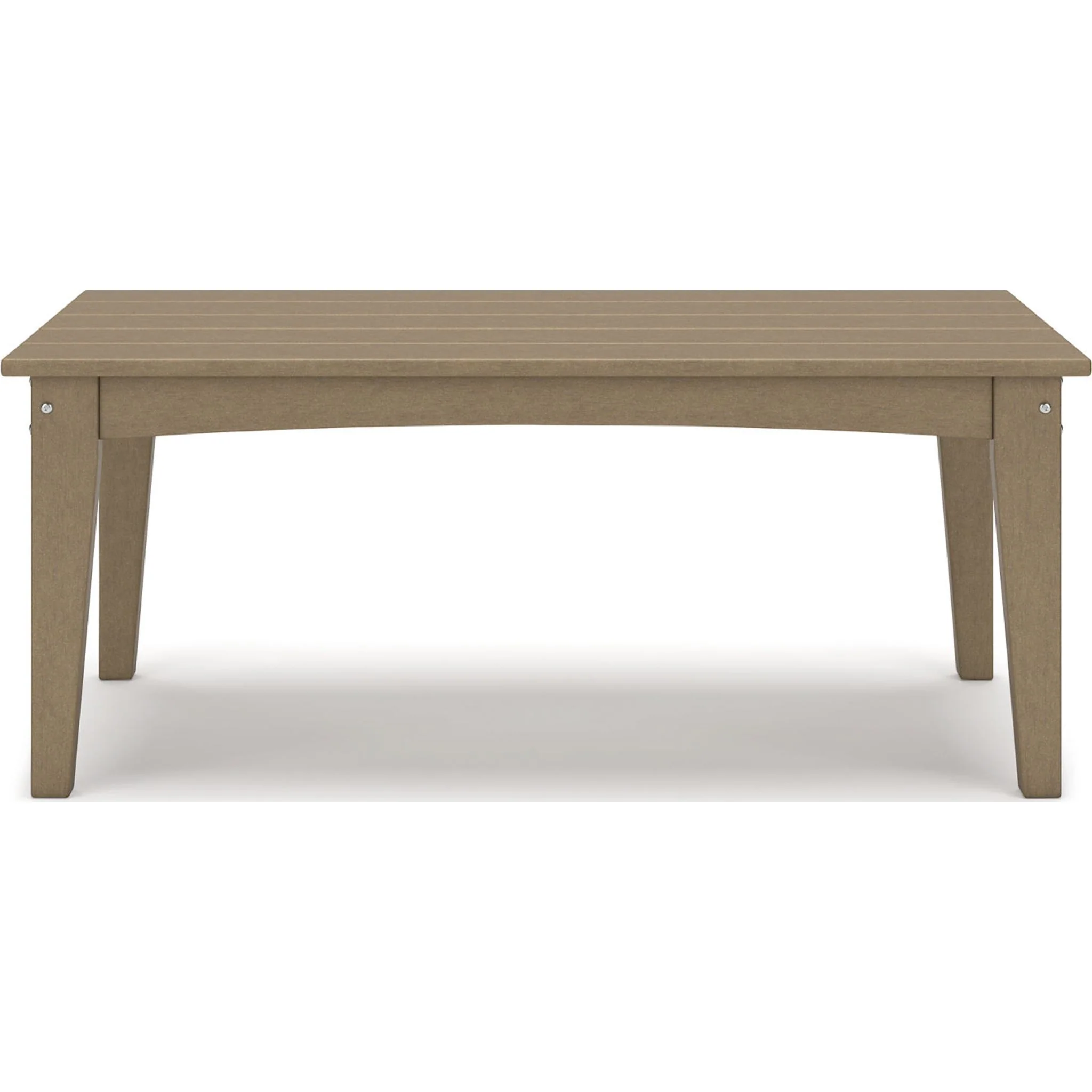Hyland Wave Outdoor Coffee Table - Driftwood - Image 4