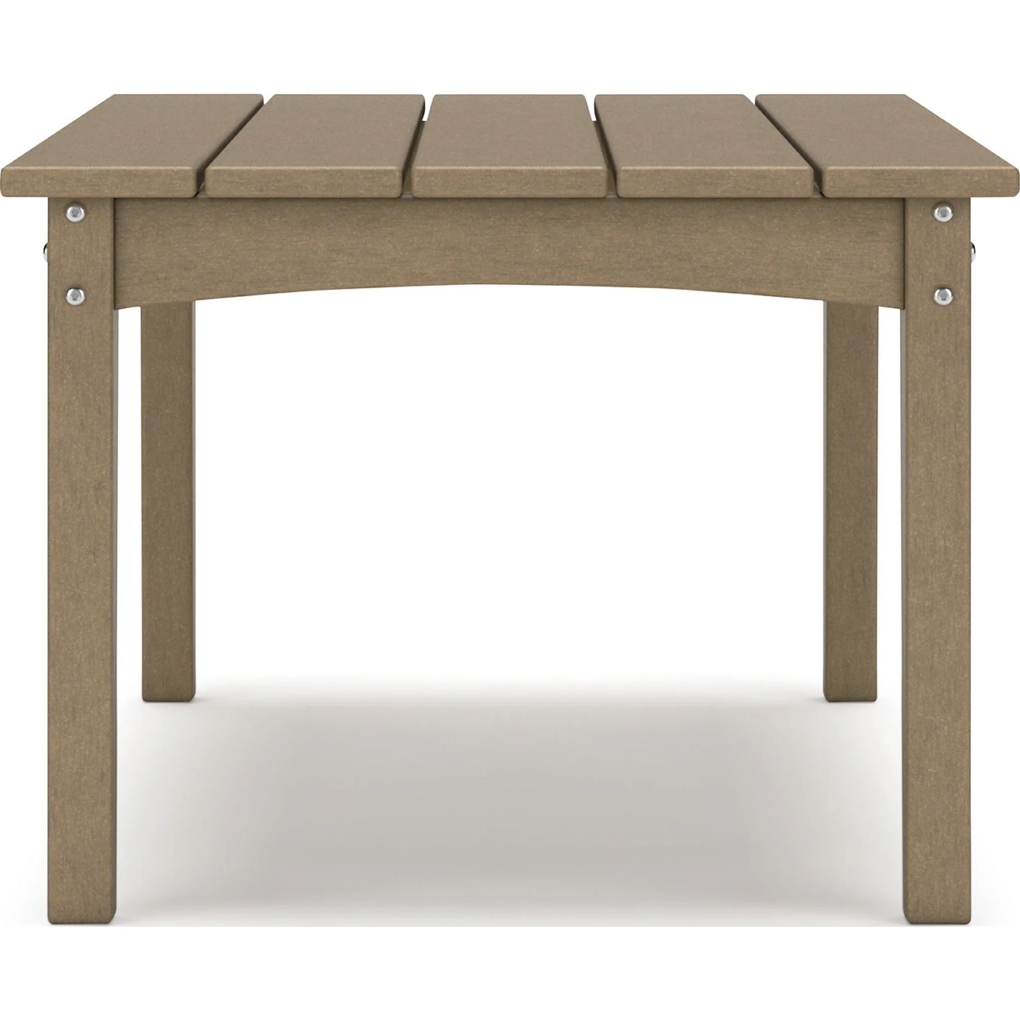 Hyland Wave Outdoor Coffee Table - Driftwood - Image 6