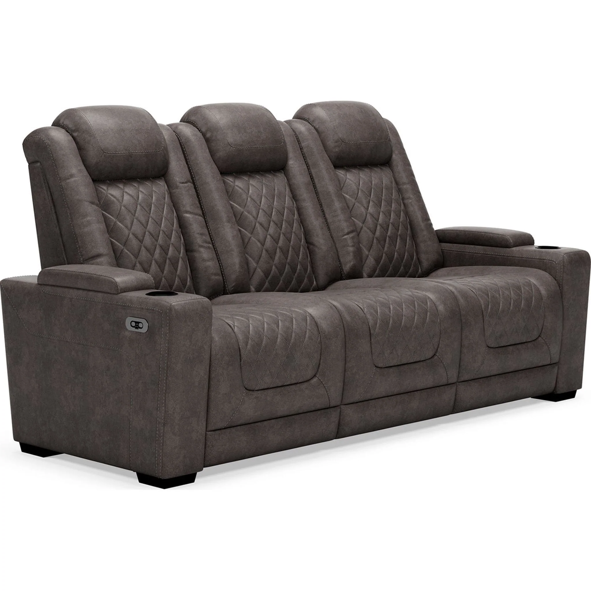 HyllMont Power Reclining Sofa - Gray - Image 20