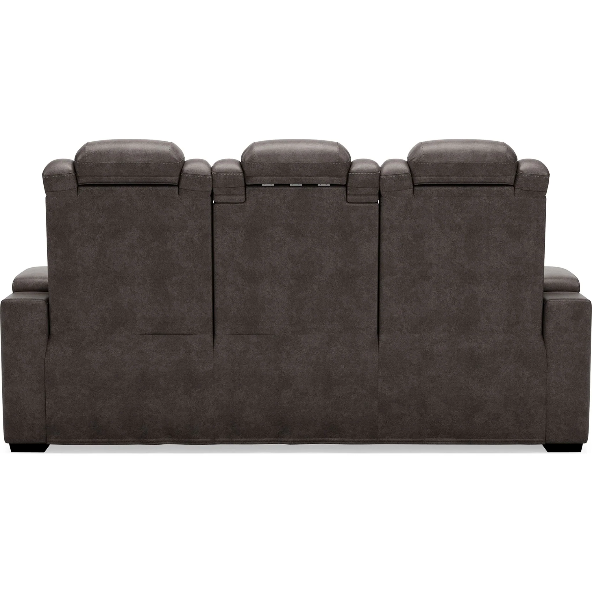 HyllMont Power Reclining Sofa - Gray - Image 6