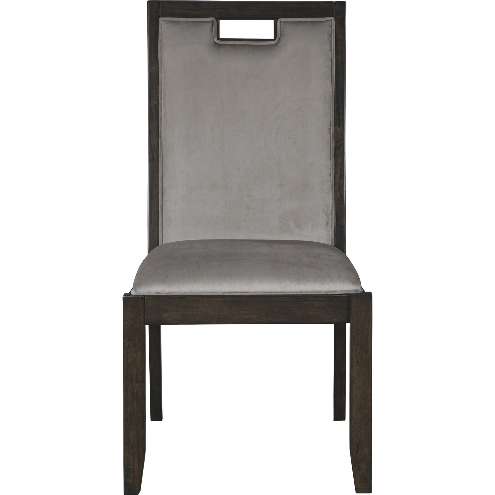 Hyndell Side Chair - Gray/Dark Brown - (D731-01) - Image 3