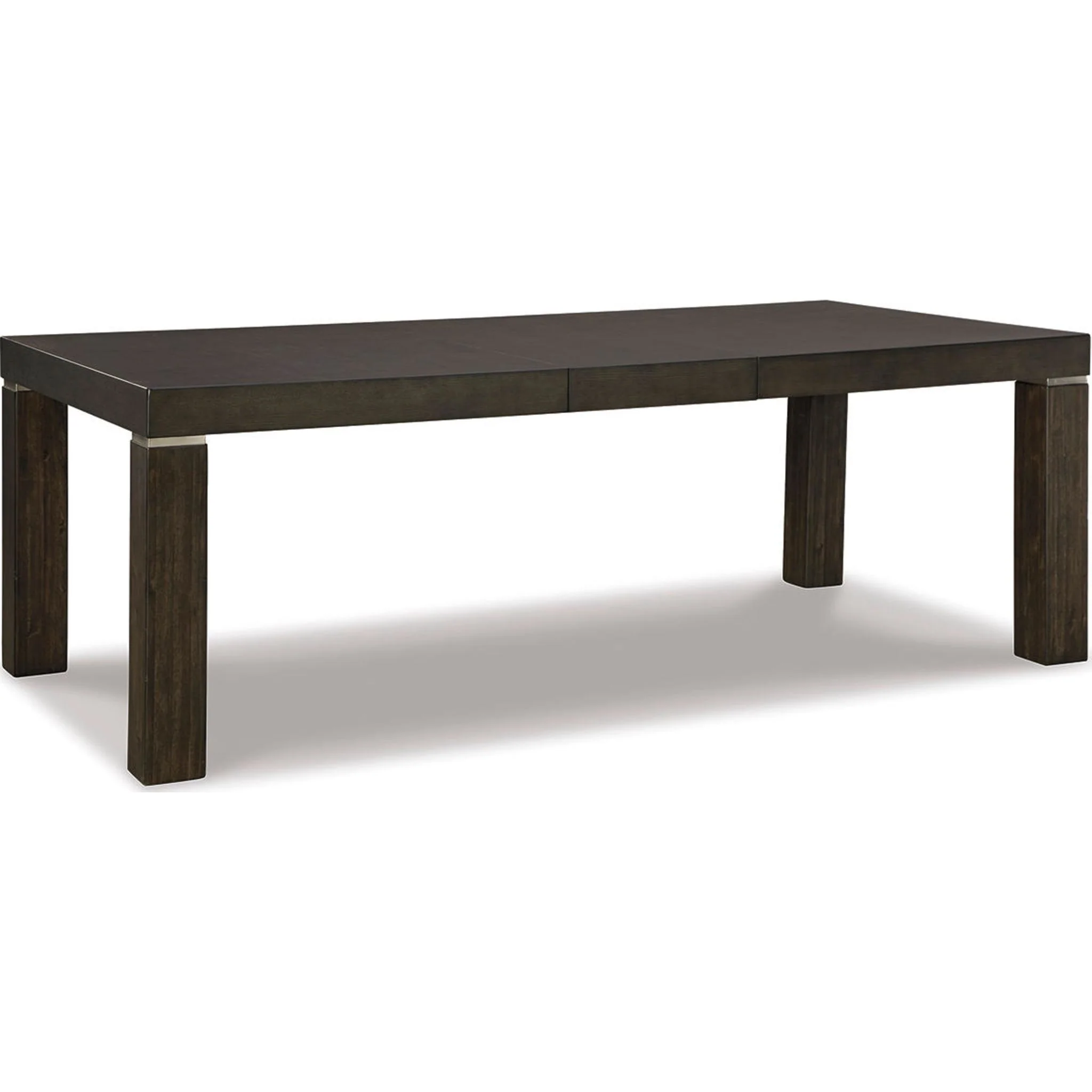 Hyndell Dining Extension Table - Dark Brown - (D731-35)