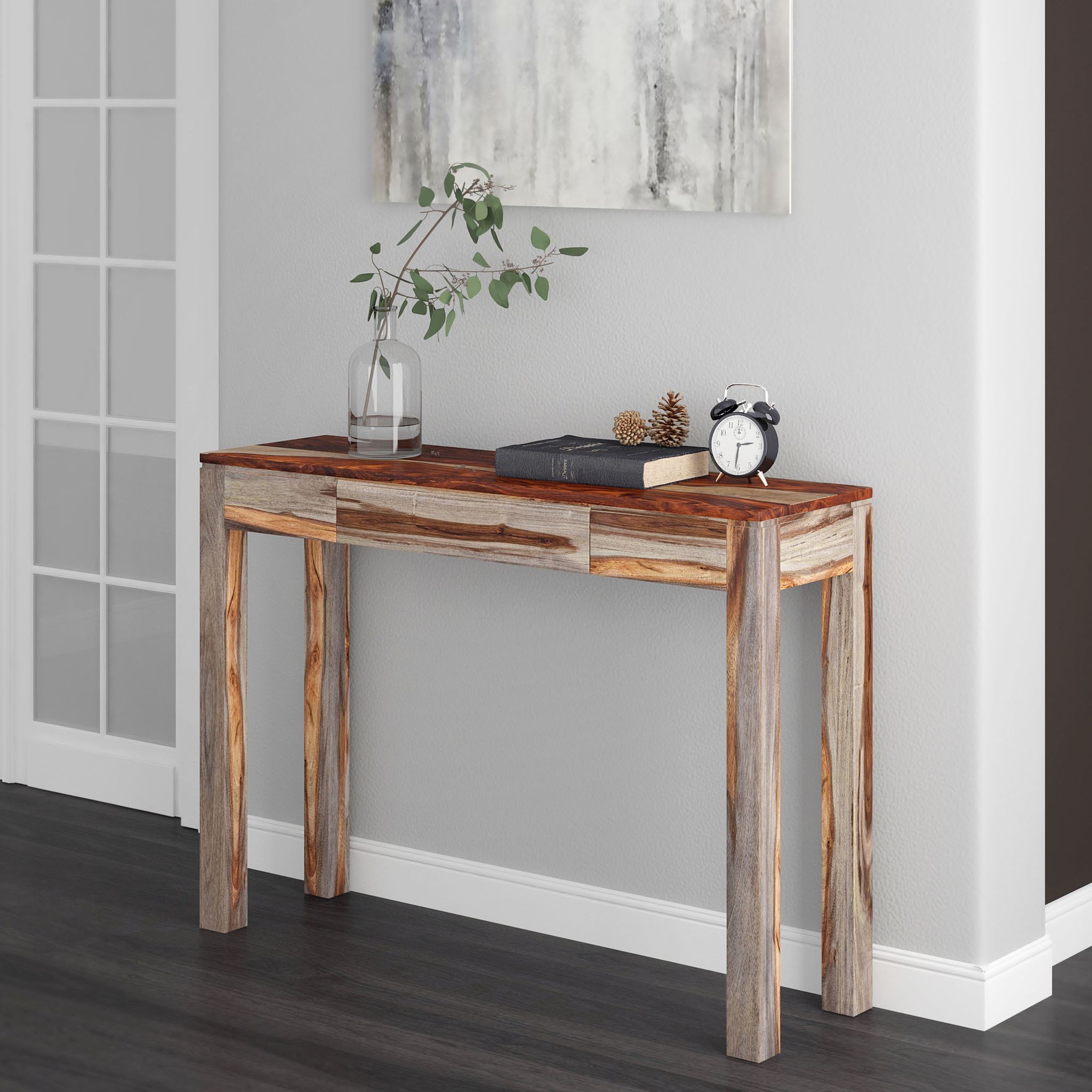 Idris Console Table - Grey - Image 2