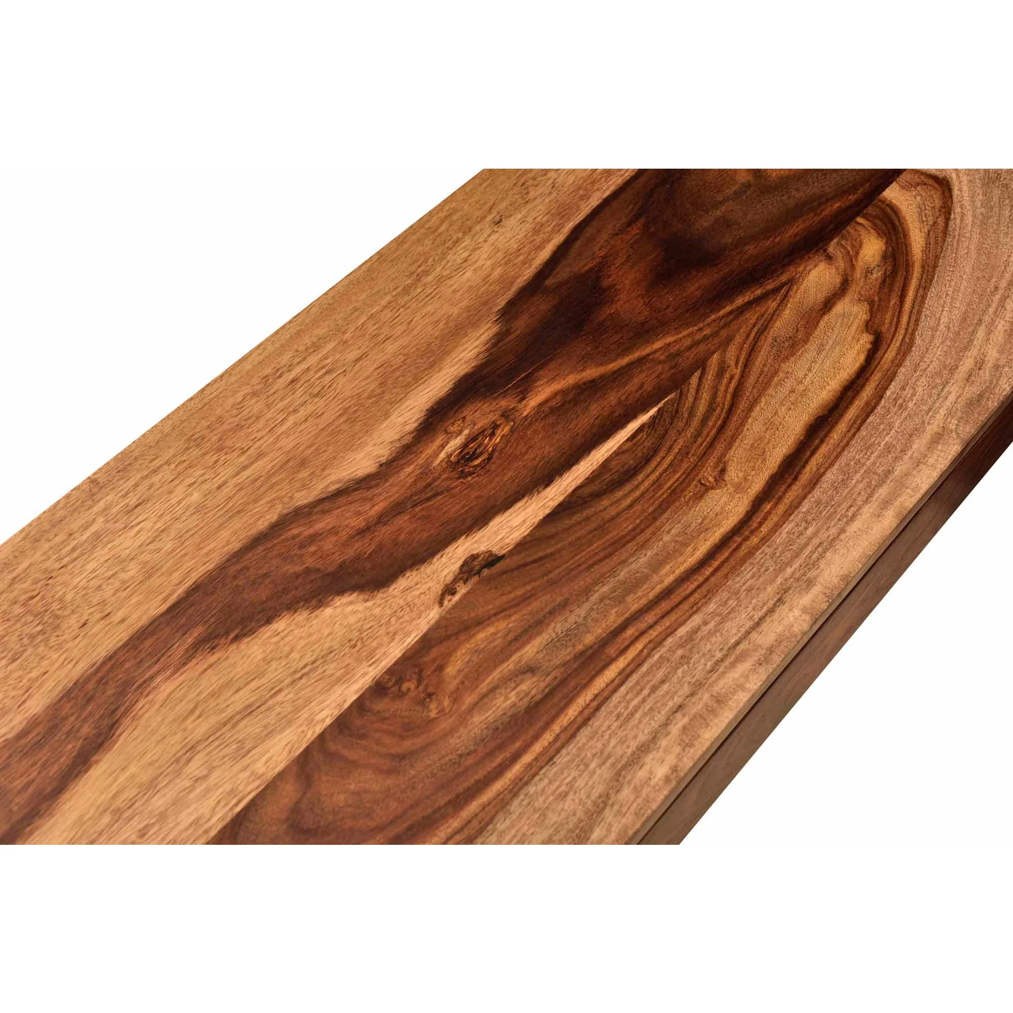 Idris Console Table - Dark Sheesham - Image 6