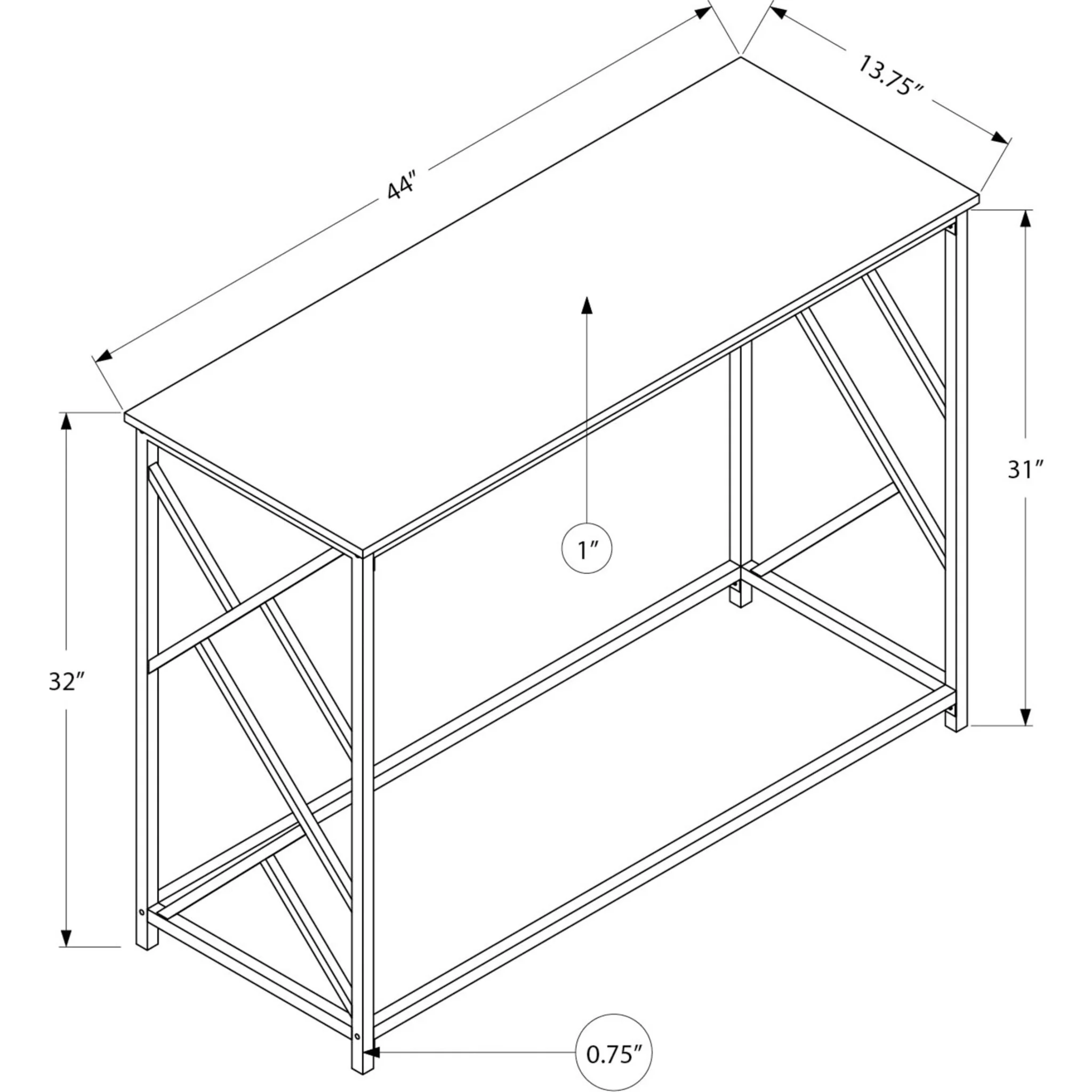 Imani Console Table - Image 24