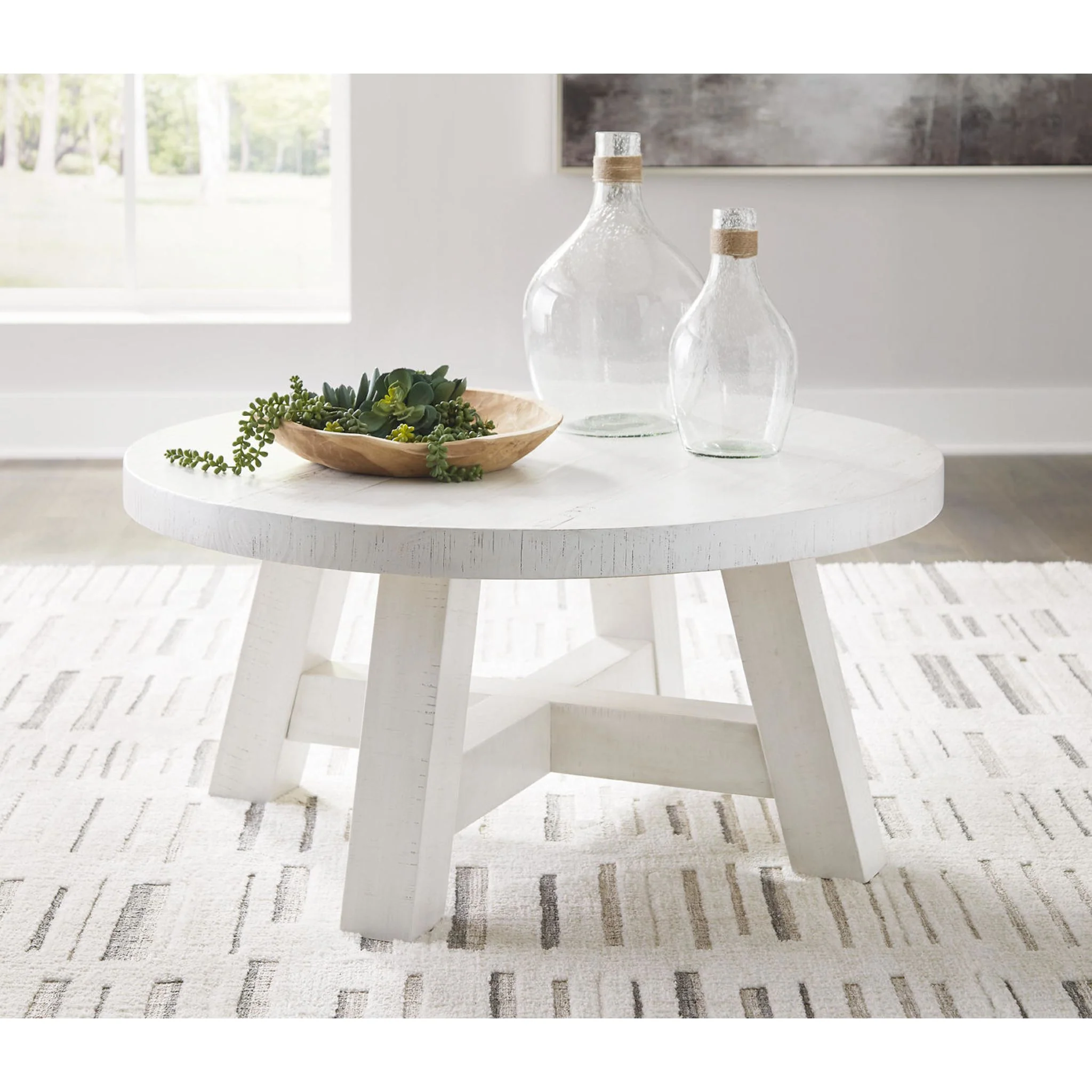 Jallison Coffee Table - Off White - Image 2