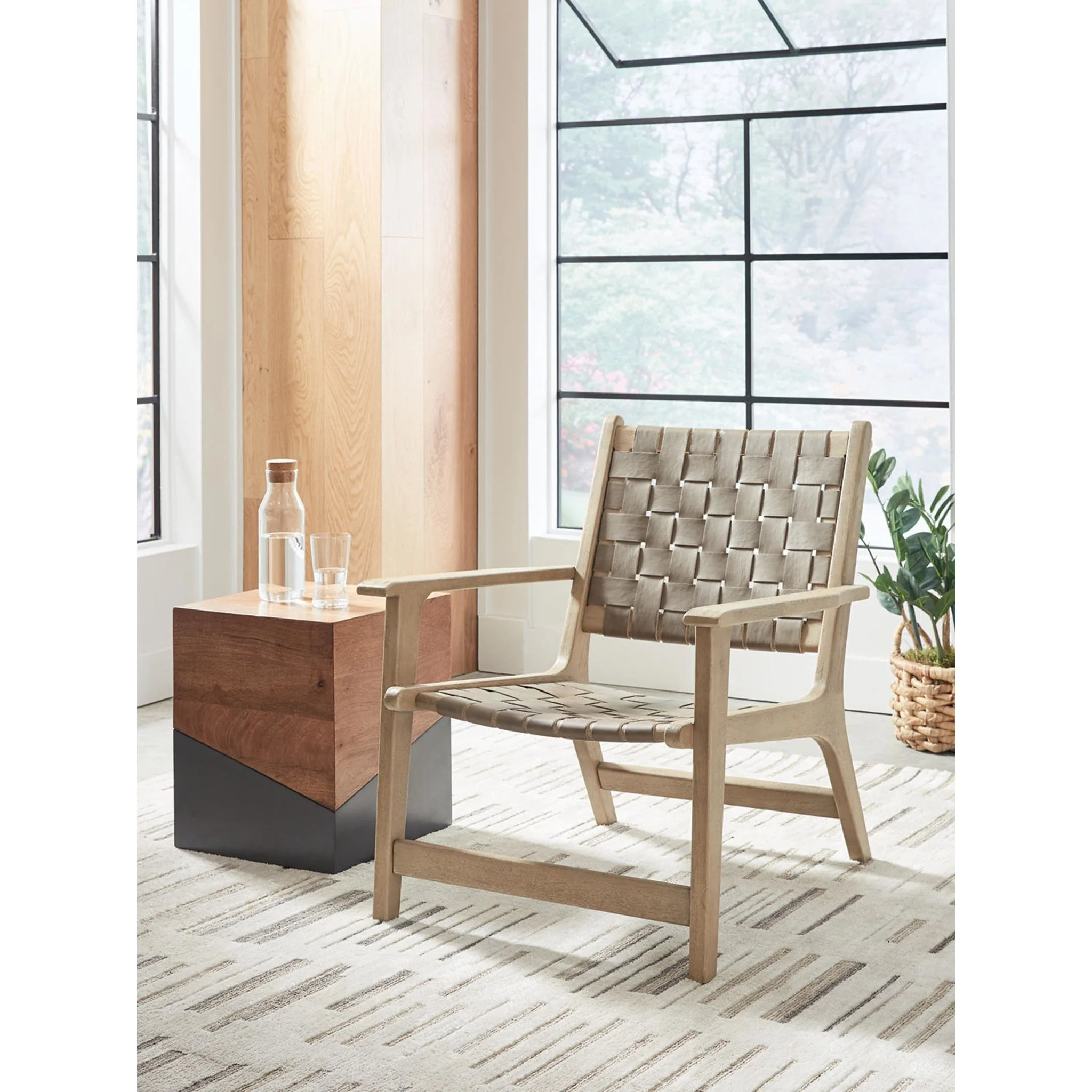 Jameset Accent Chair - Taupe - Image 5