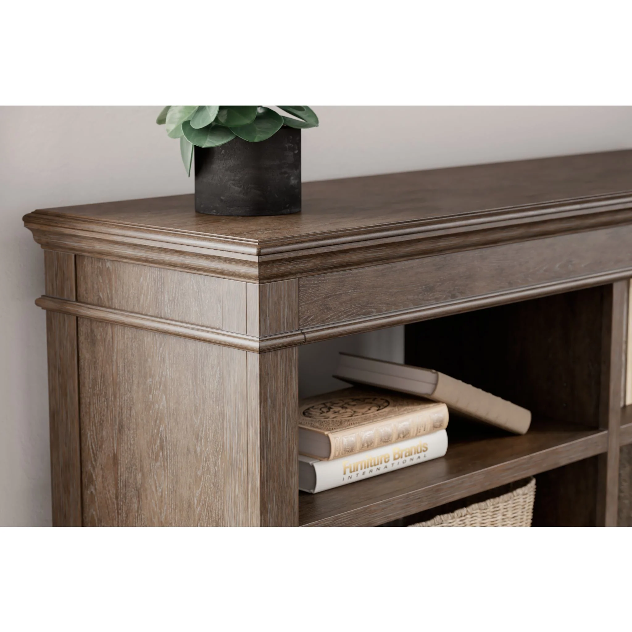 Janismore Credenza - Weathered Gray - Image 9