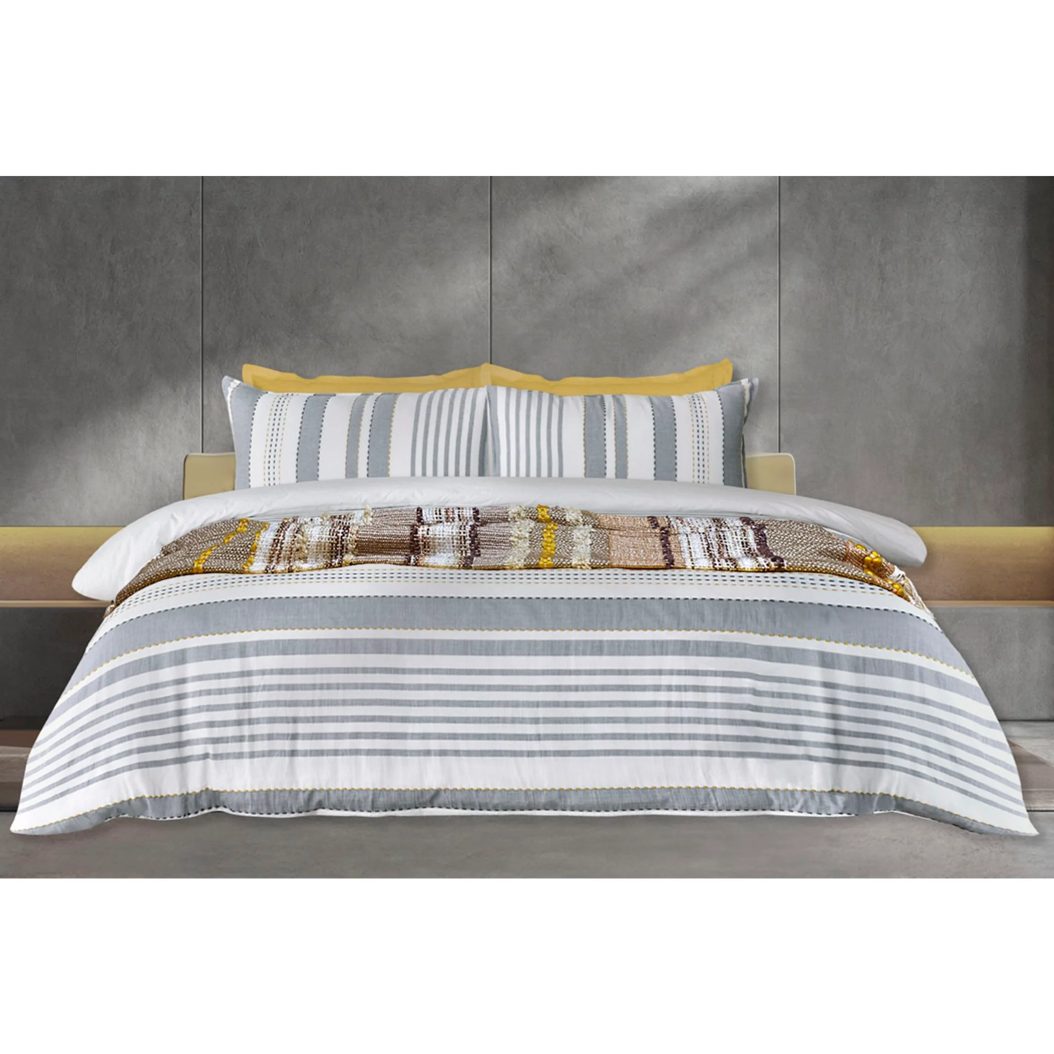 Jaron 3 Piece Duvet Set - King