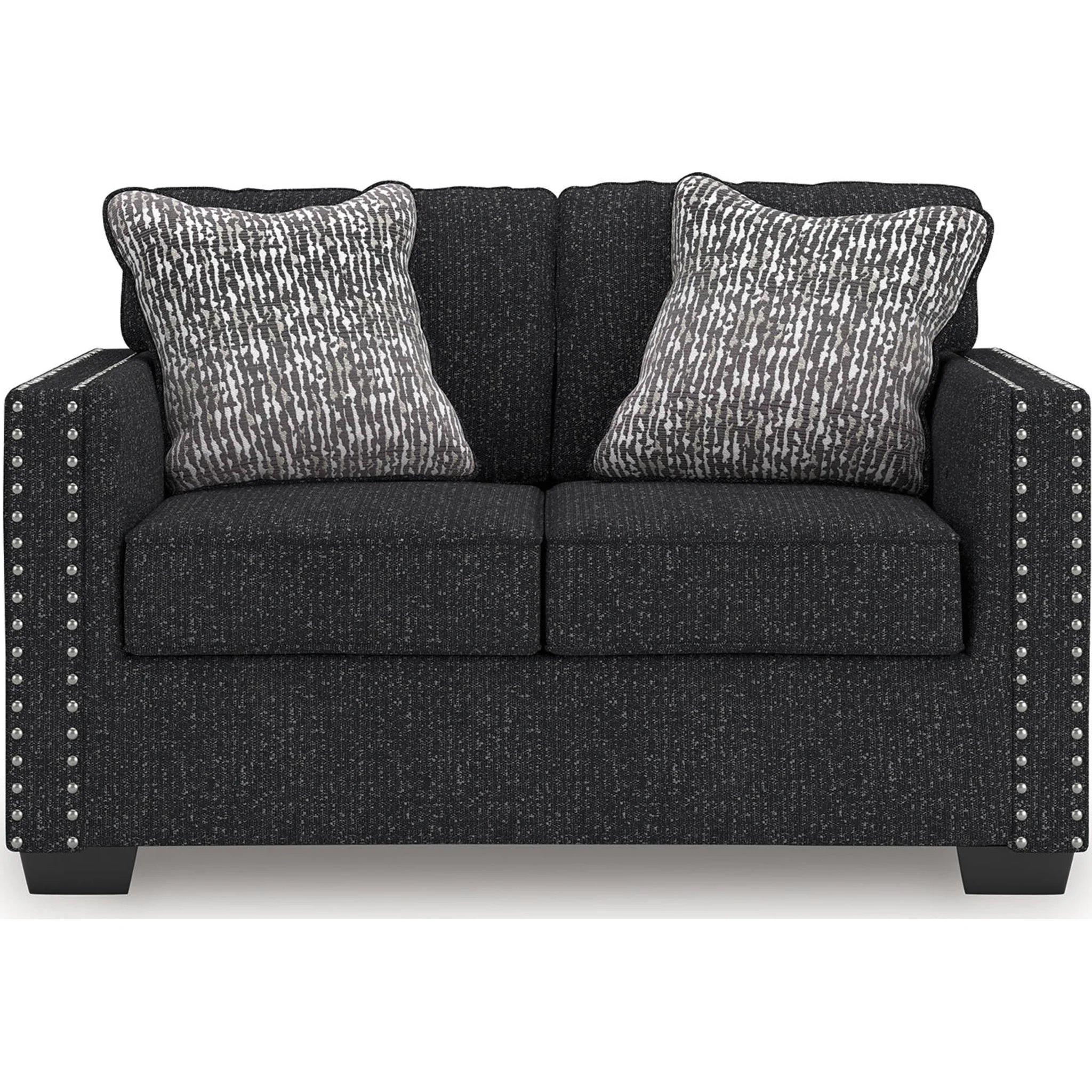Jasmine Peaks Loveseat - Coal