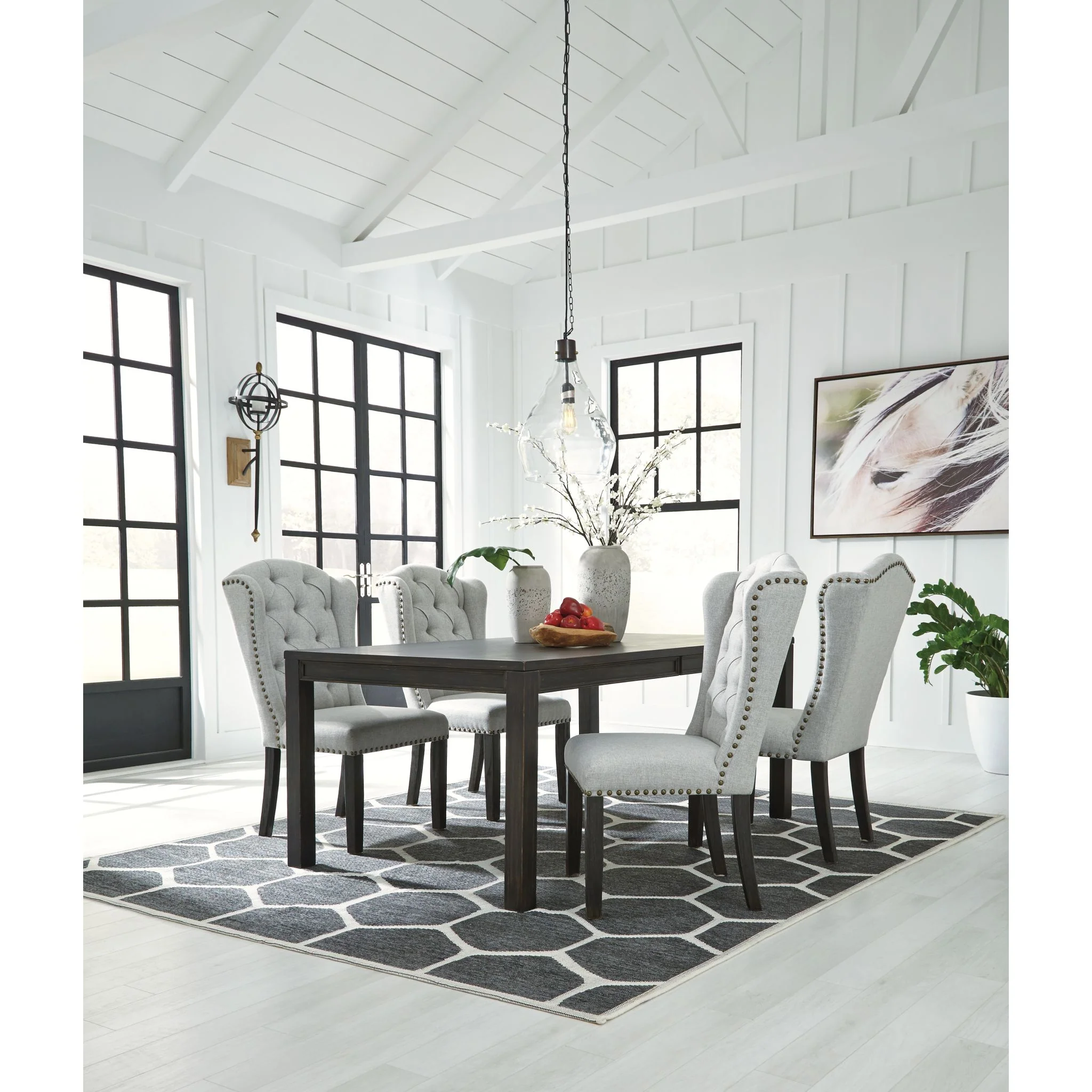 Jeanette Dining Chair - Linen - (D702-01) - Image 3