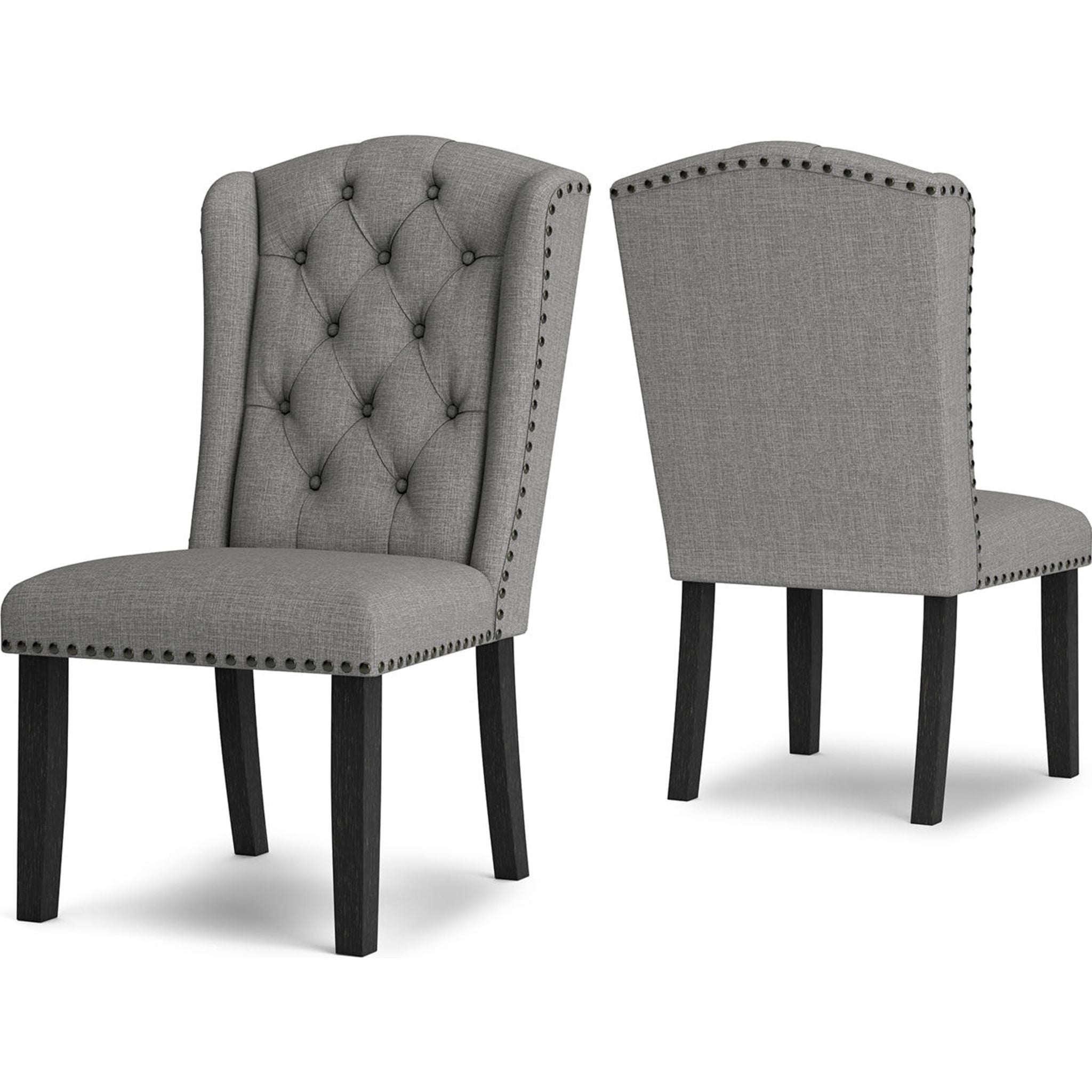 Jeanette Side Chair - Gray - (D702-02)
