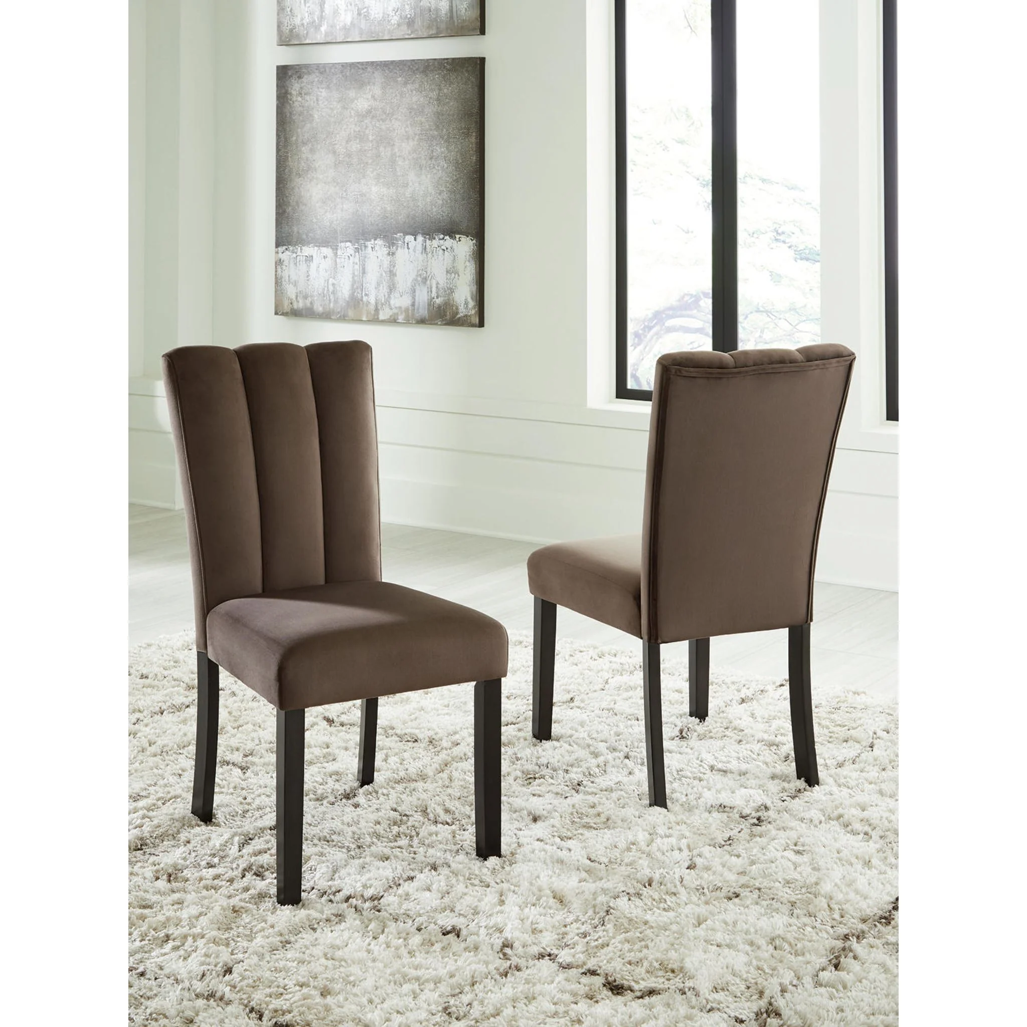 Jeshina Dining Chair - Mocha - (PCD581-01) - Image 2