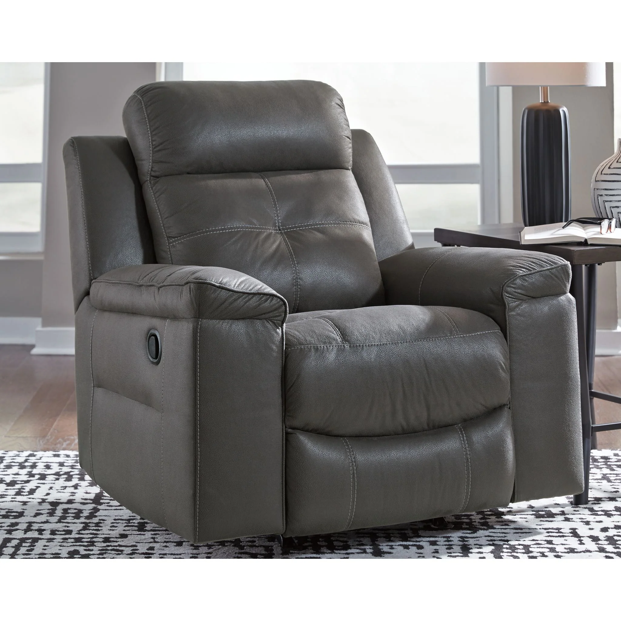 Jesolo Rocker Recliner - Dark Gray - Image 3
