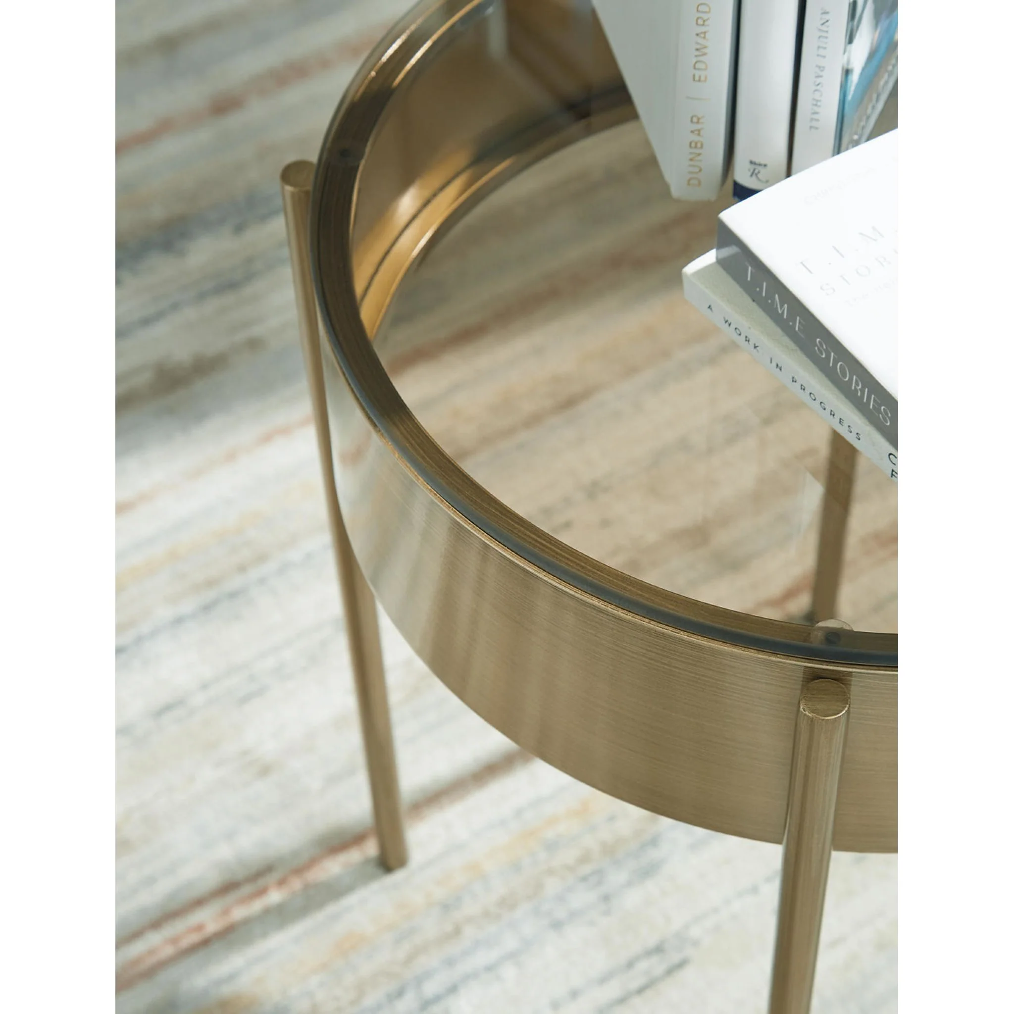 Jettaya 3 Pack Tables - Brushed Brass - Image 8