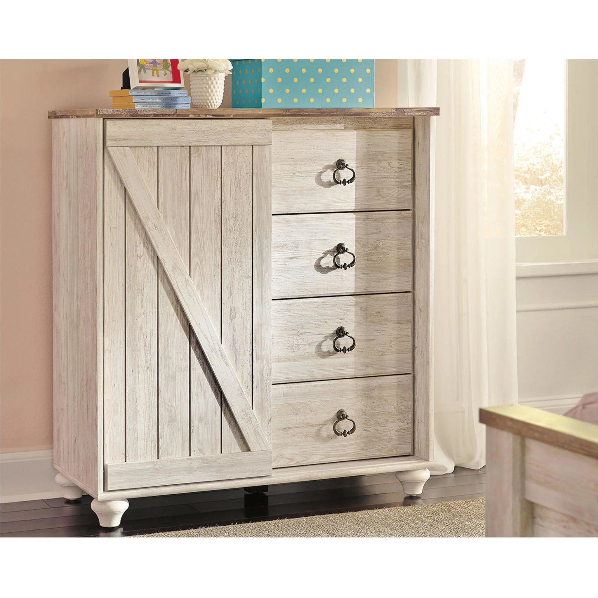 Willowton Chest - Whitewash - Image 7
