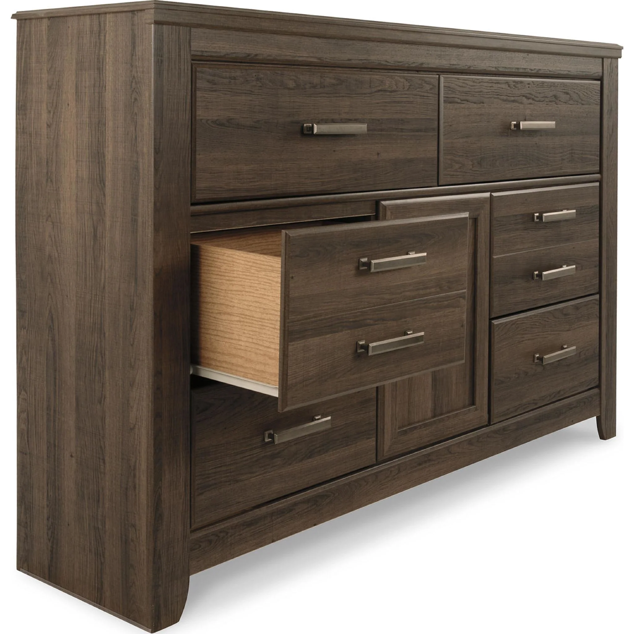 Juararo Dresser and Mirror - Dark Brown - Image 19