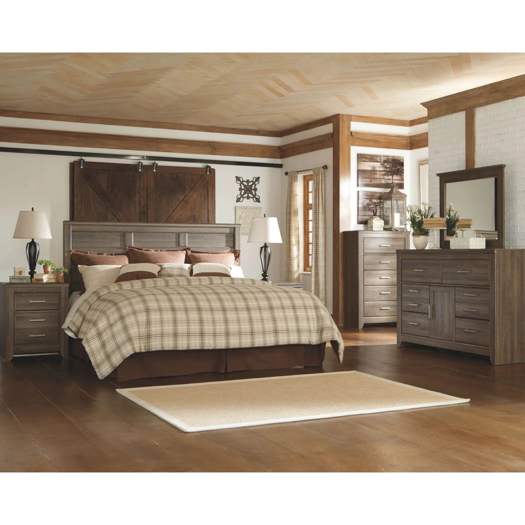 Juararo Dresser and Mirror - Dark Brown - Image 6