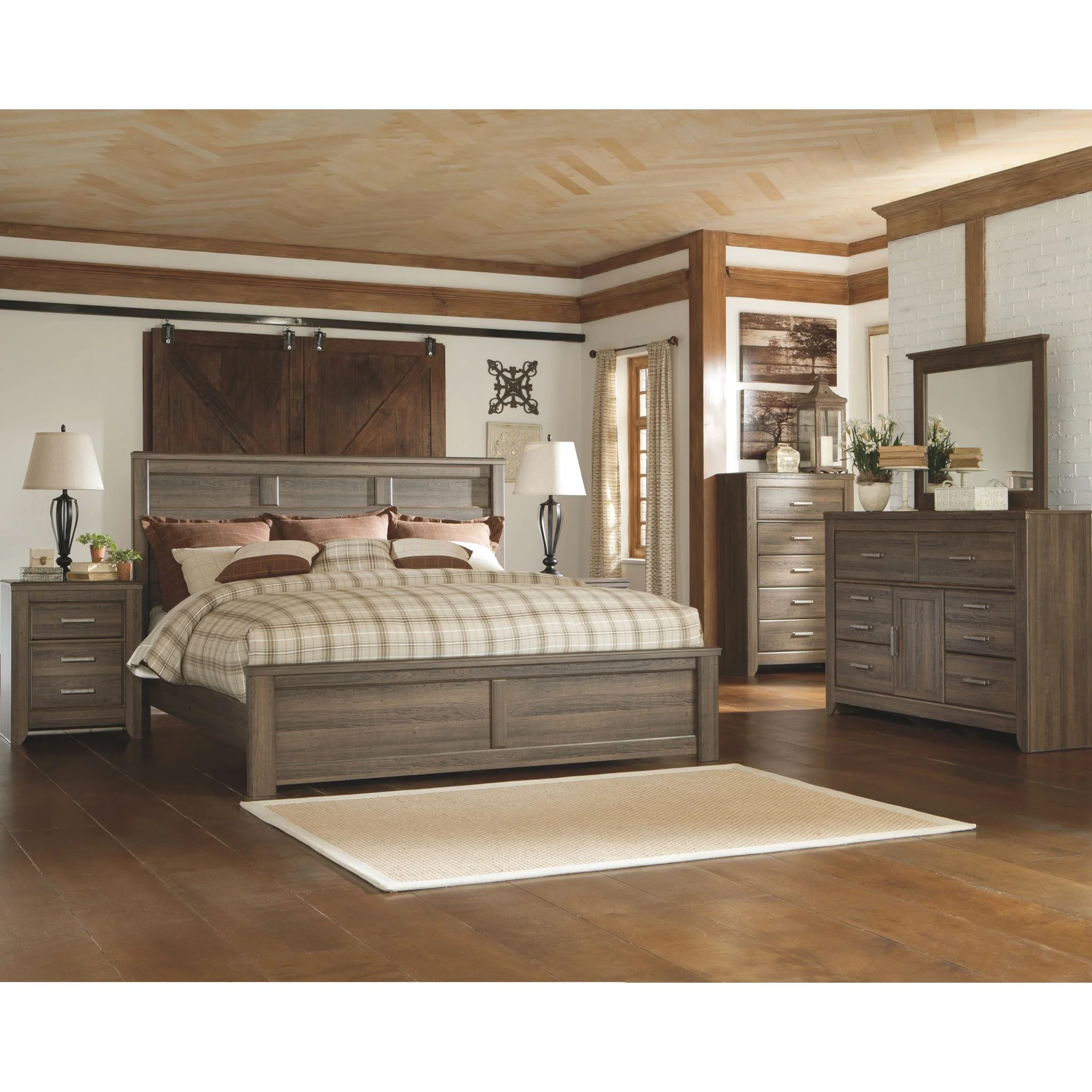 Juararo Panel Bed - Dark Brown - Image 13