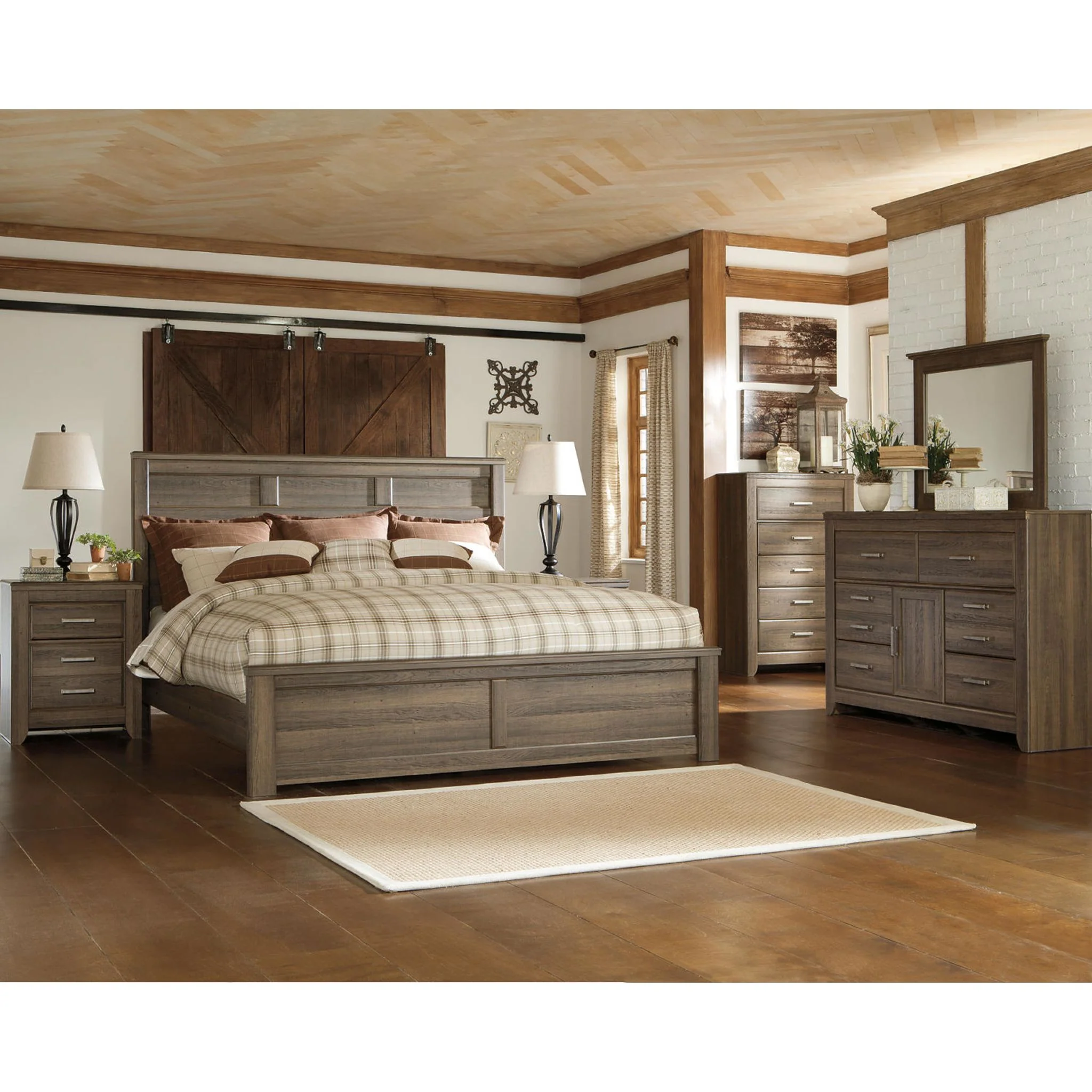 Juararo Panel Bed - Dark Brown - Image 16