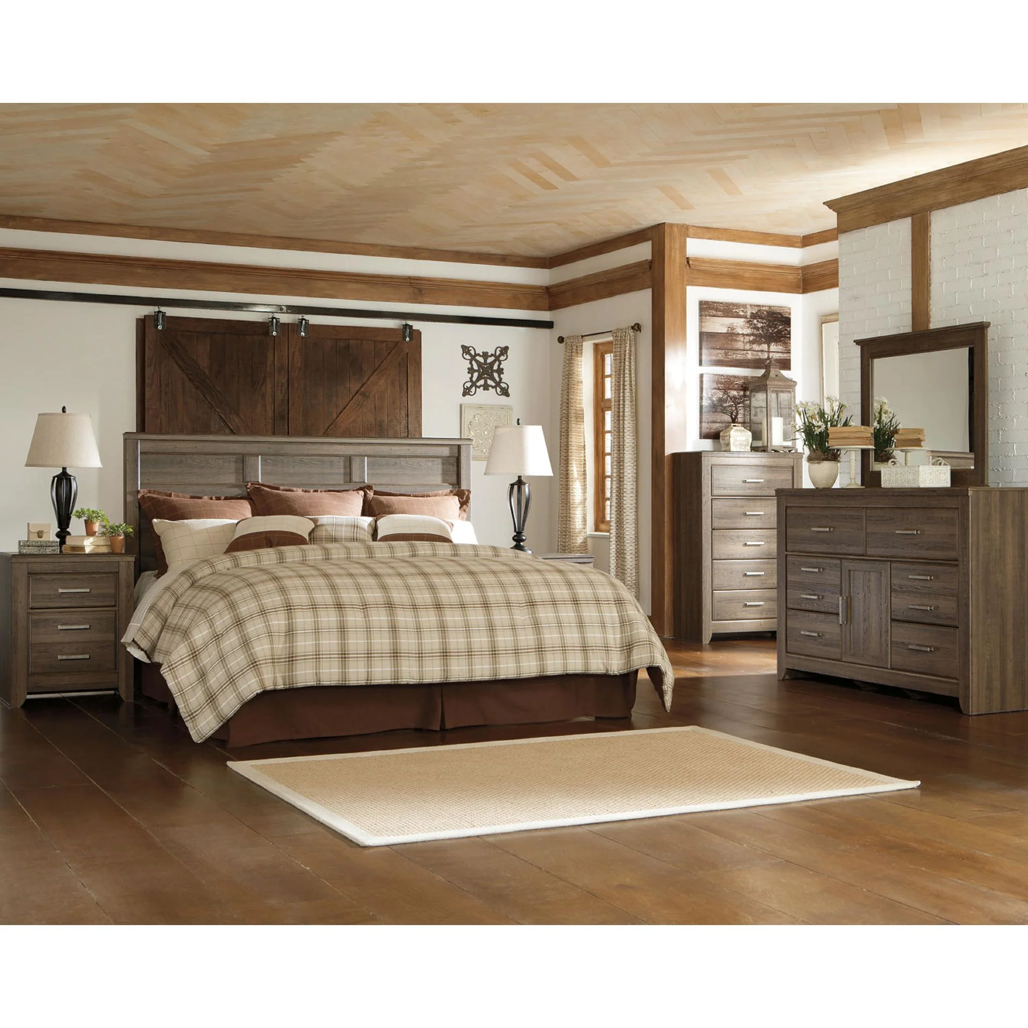 Juararo Panel Bed - Dark Brown - Image 17