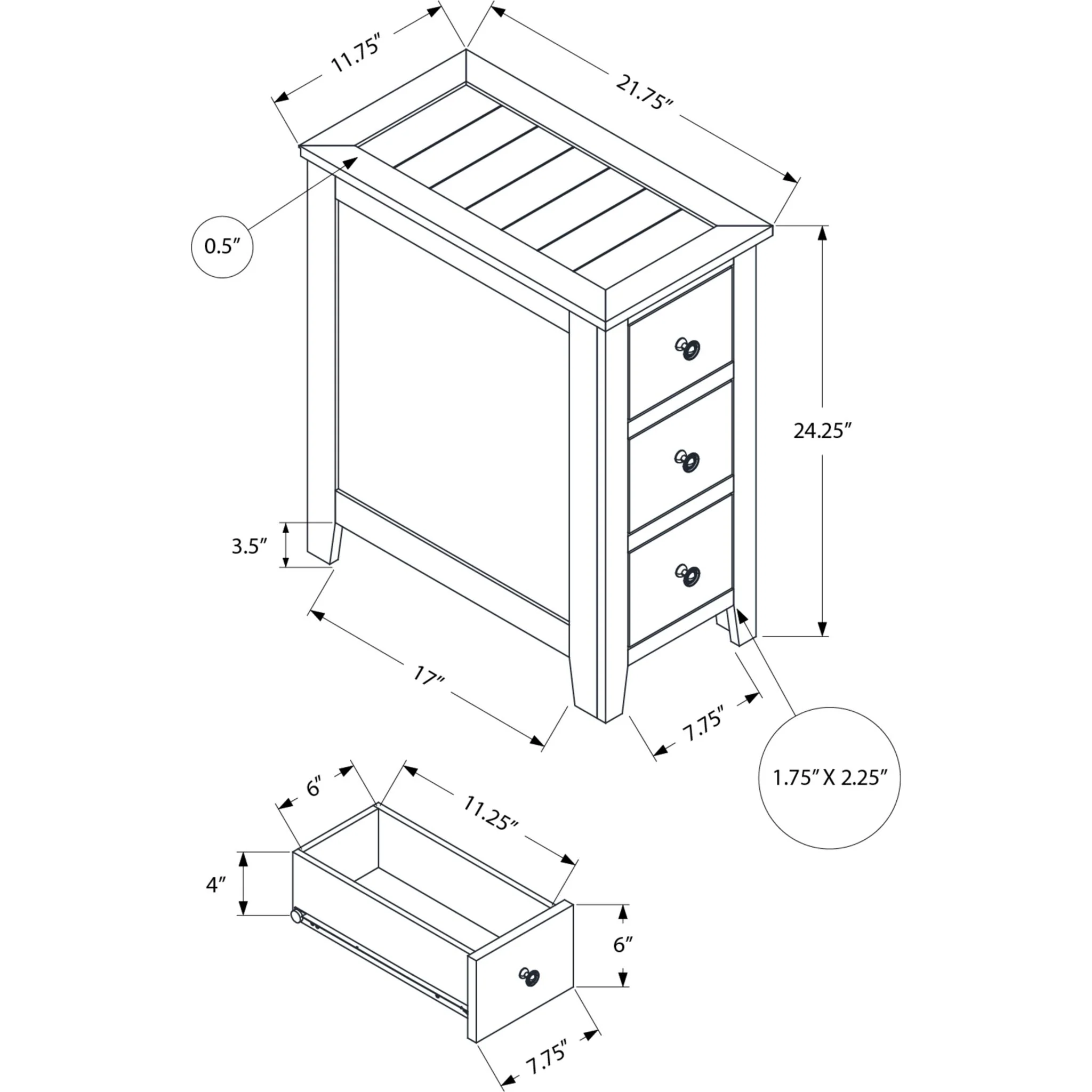 Julie Accent Table - Espresso - Image 10