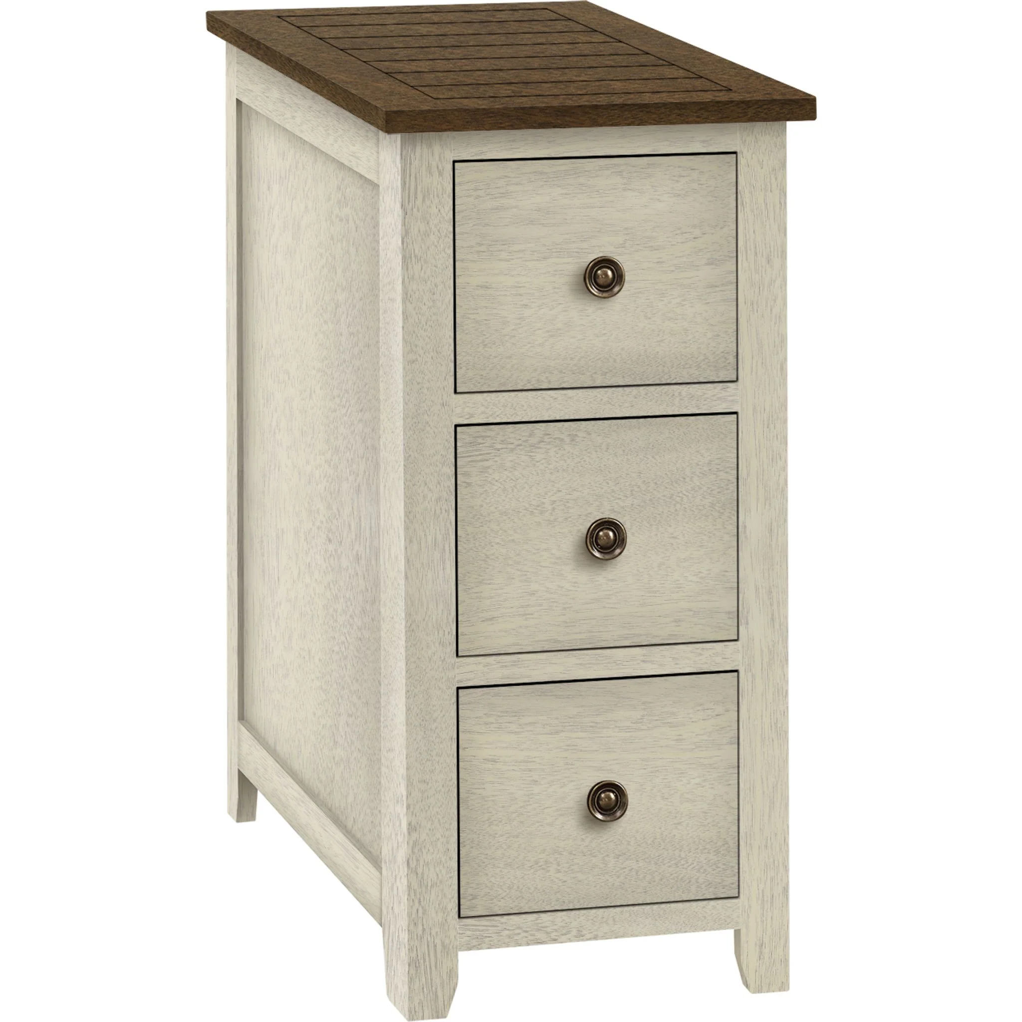 Julie Accent Table - White