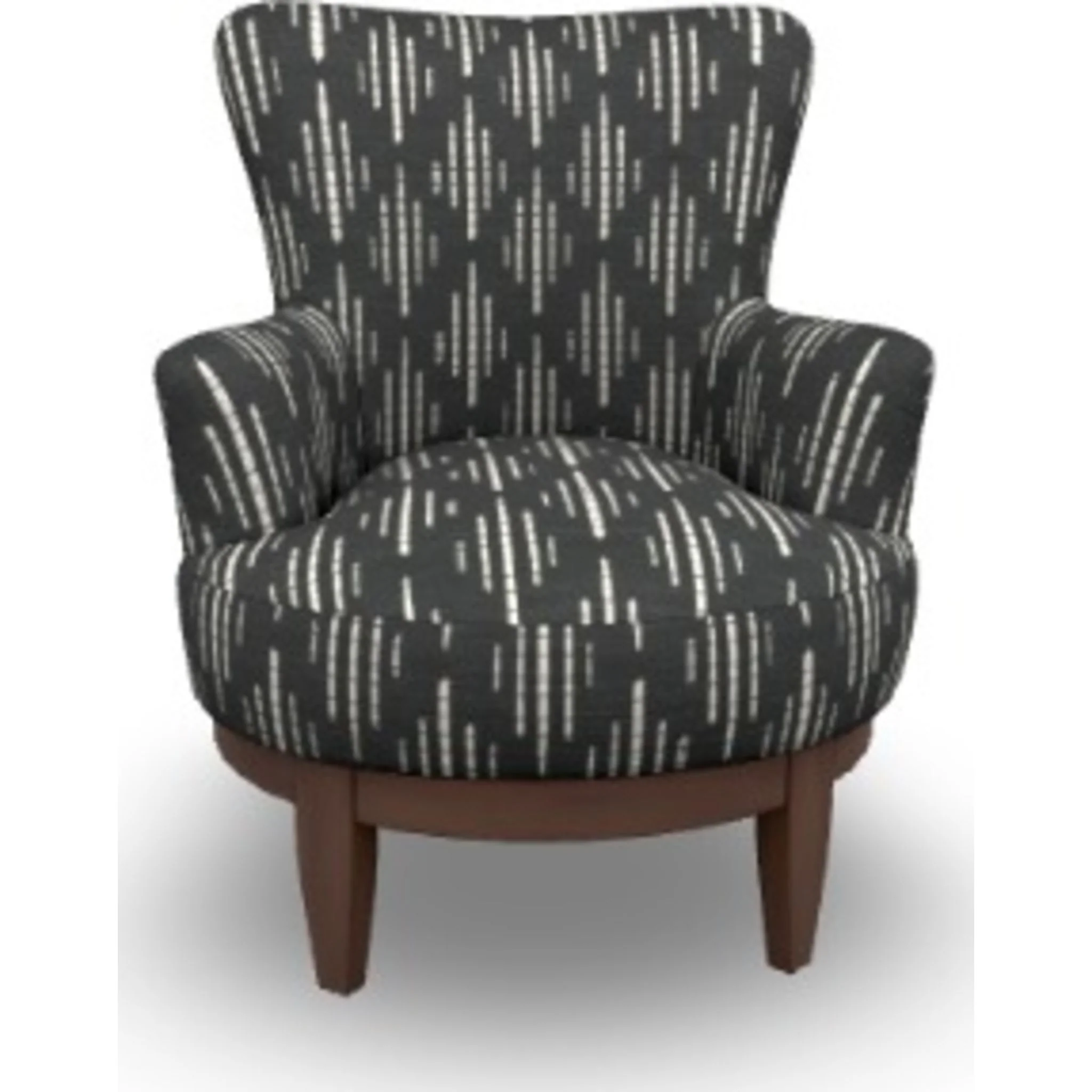 Justine Accent Chair - Midnight - Image 2