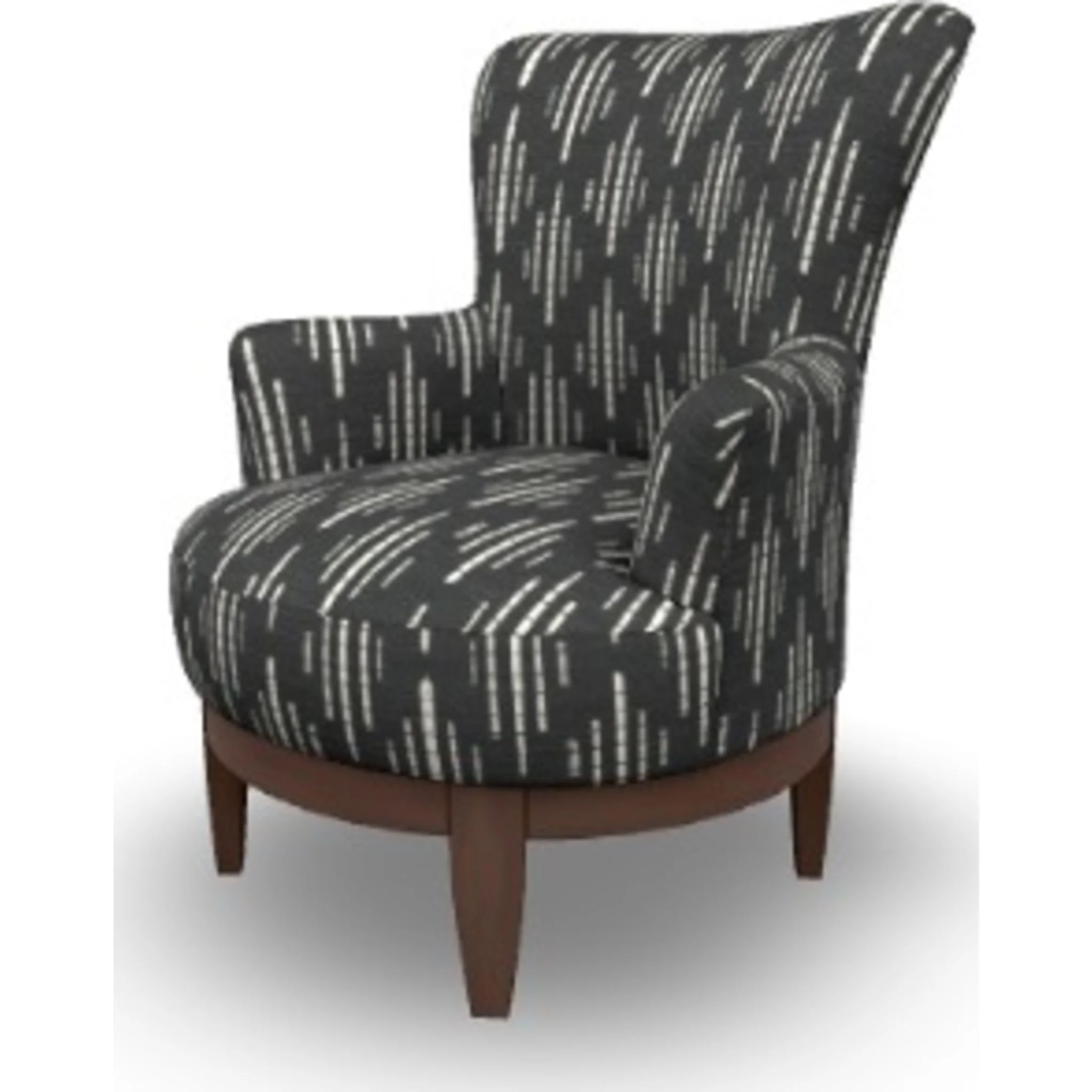 Justine Accent Chair - Midnight - Image 5
