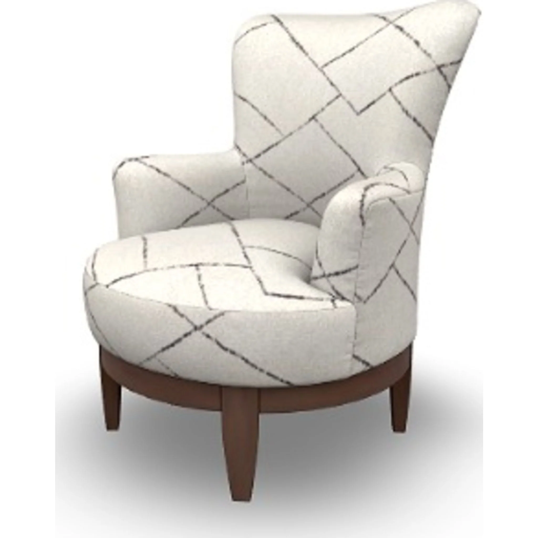 Justine Accent Chair - Parchment - Image 5