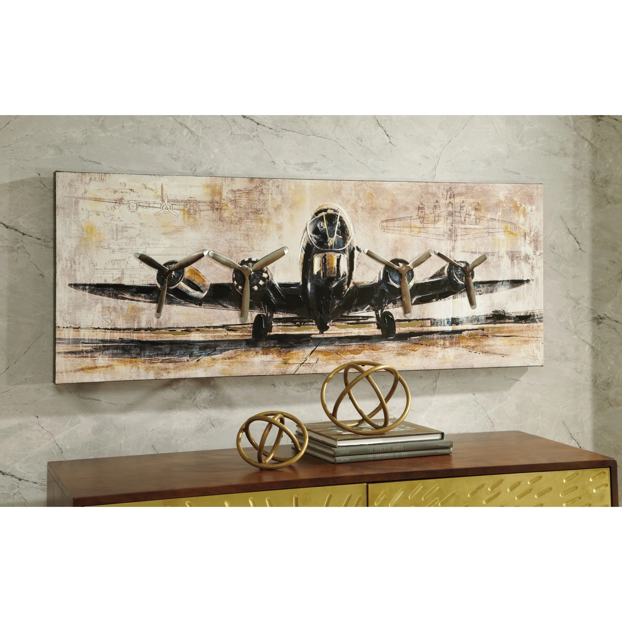 Kalene Wall Art 48.00" x 18.00" - Image 3