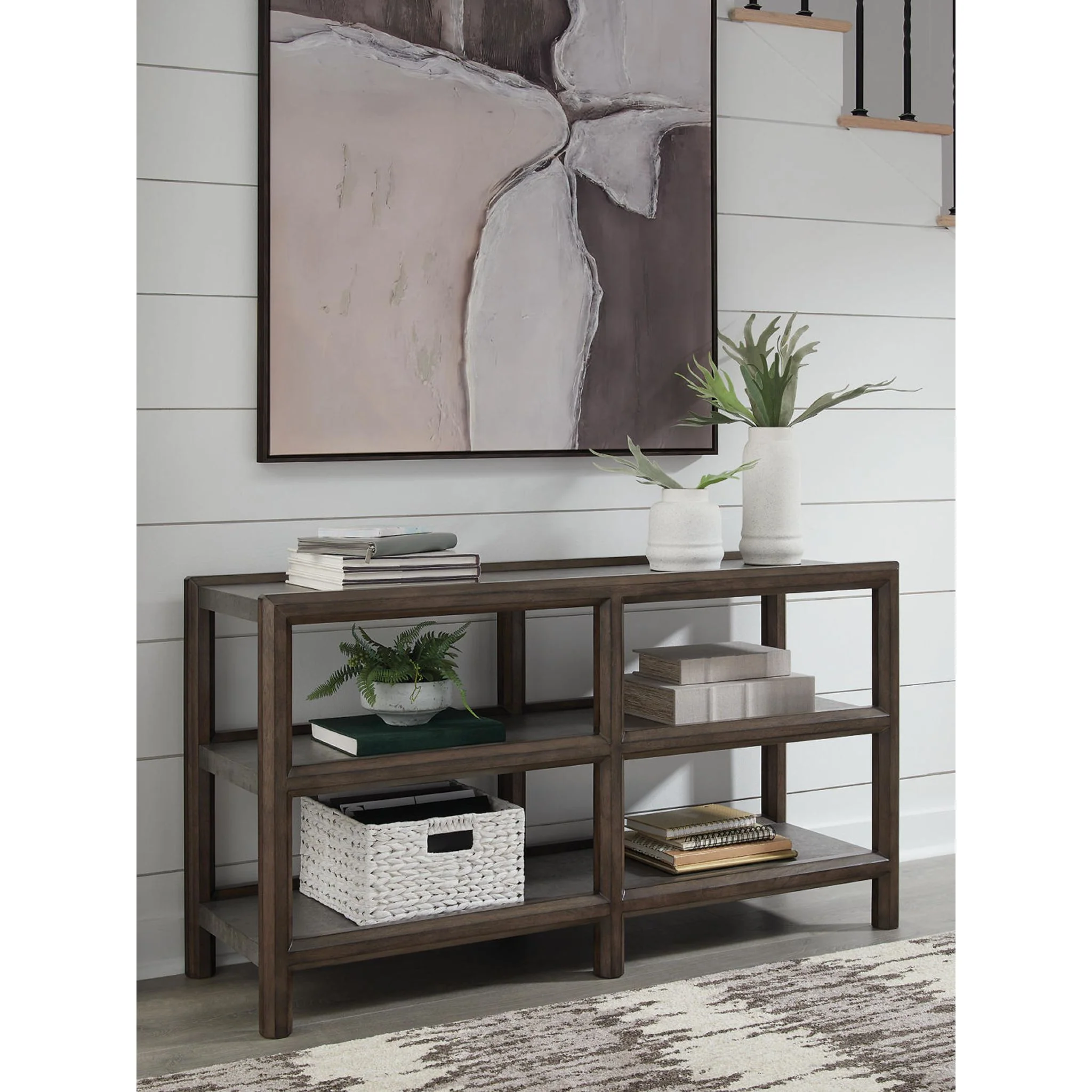 Kallenny Sofa Table - Brown/Gray - Image 3