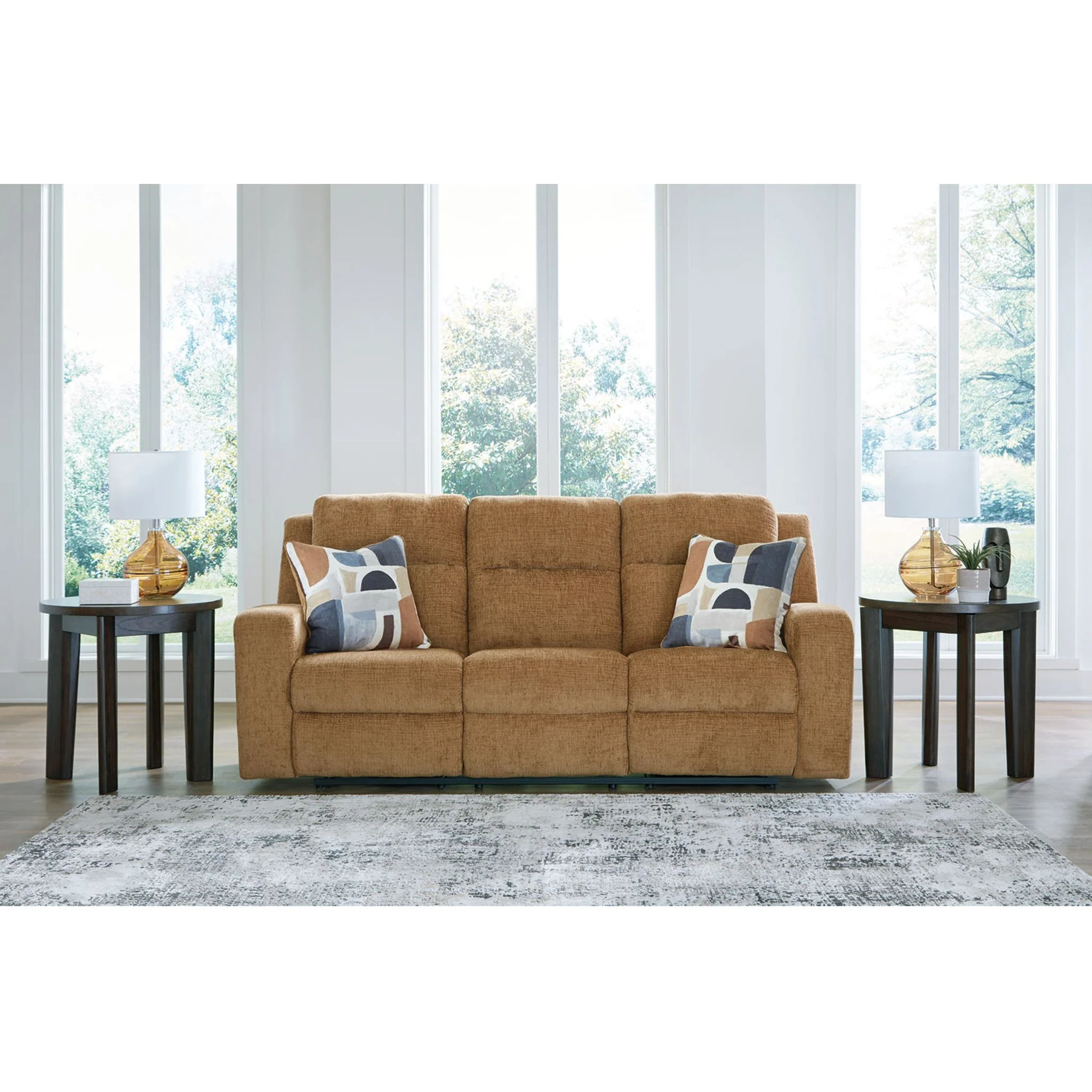 Kanlow Reclining Sofa - Honey - Image 2