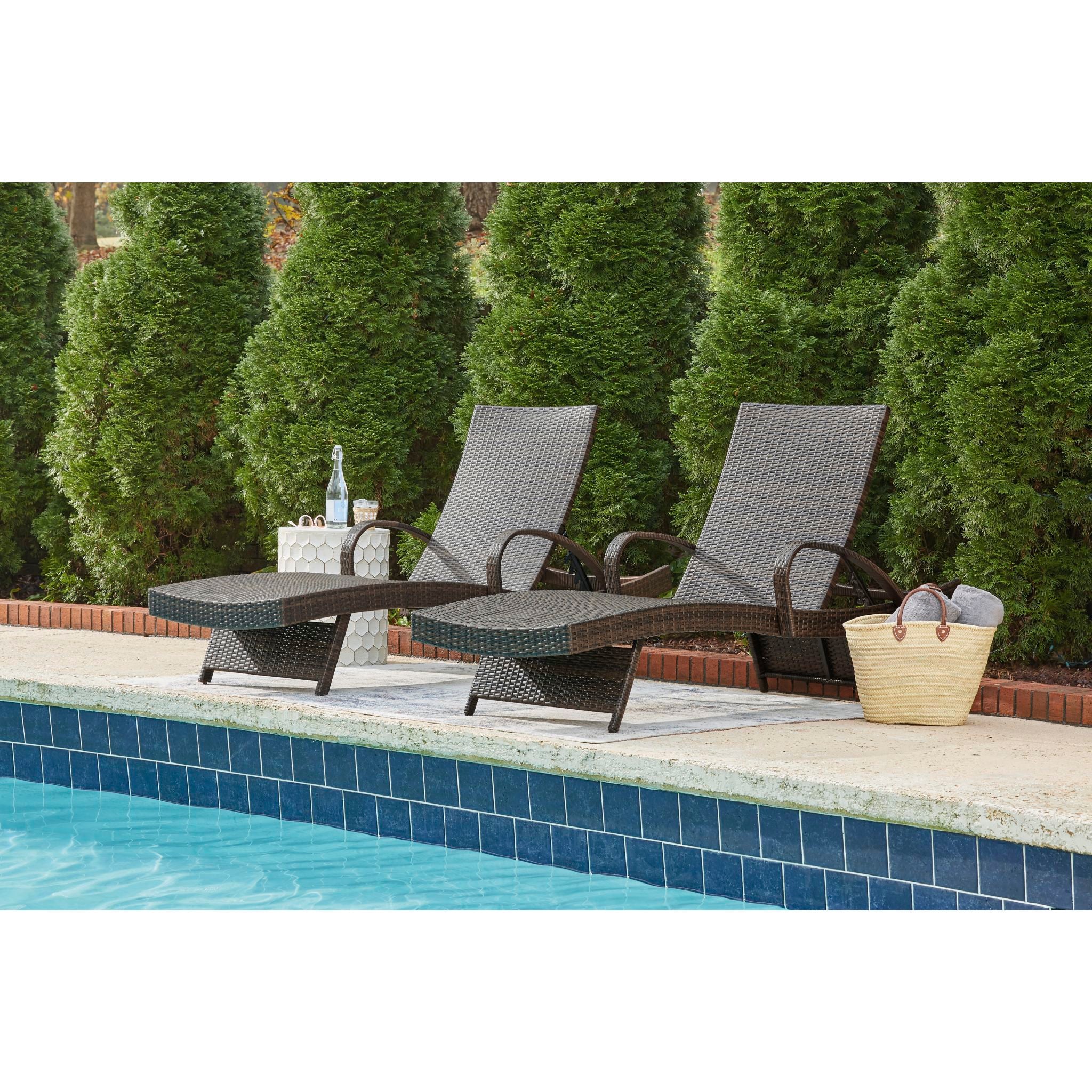 Kantana Chaise Lounge (set of 2) - Brown - Image 9