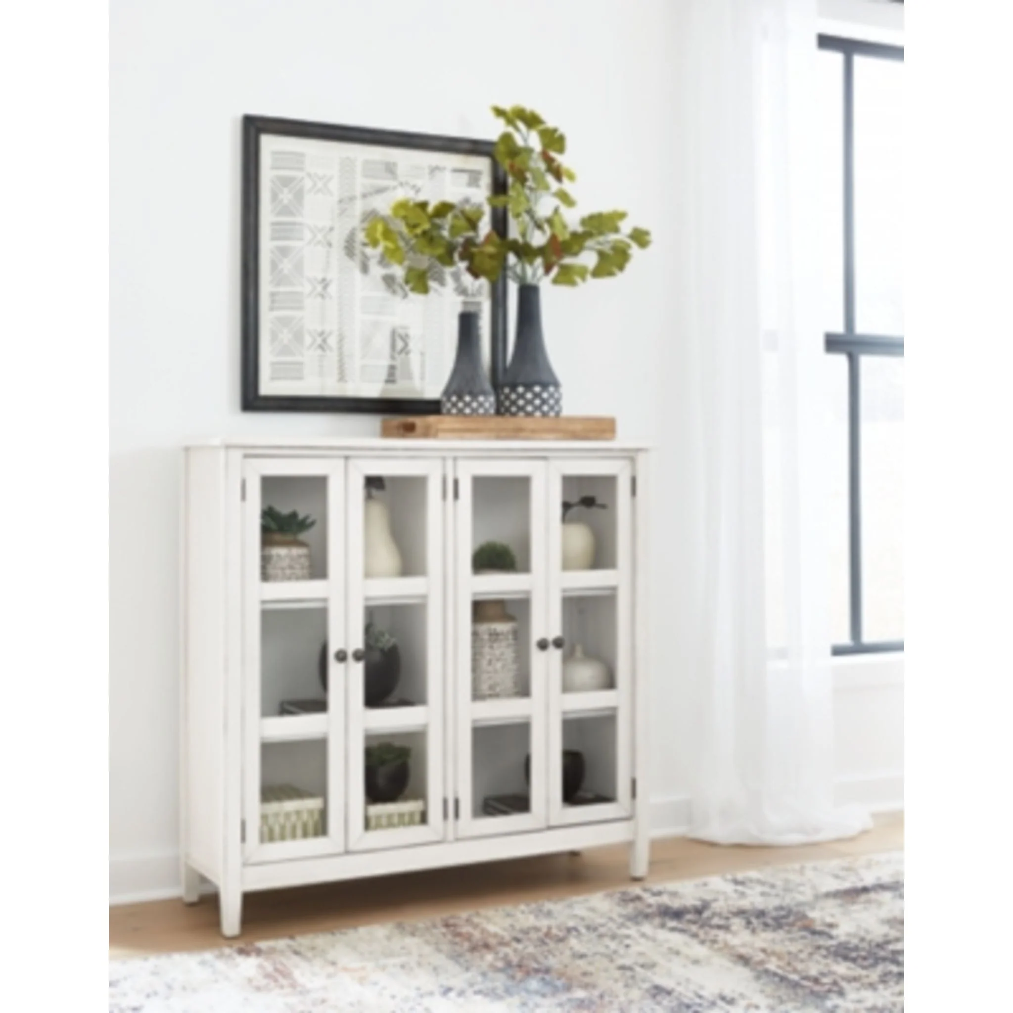 Kanwyn Accent Cabinet - Whitewash - Image 7