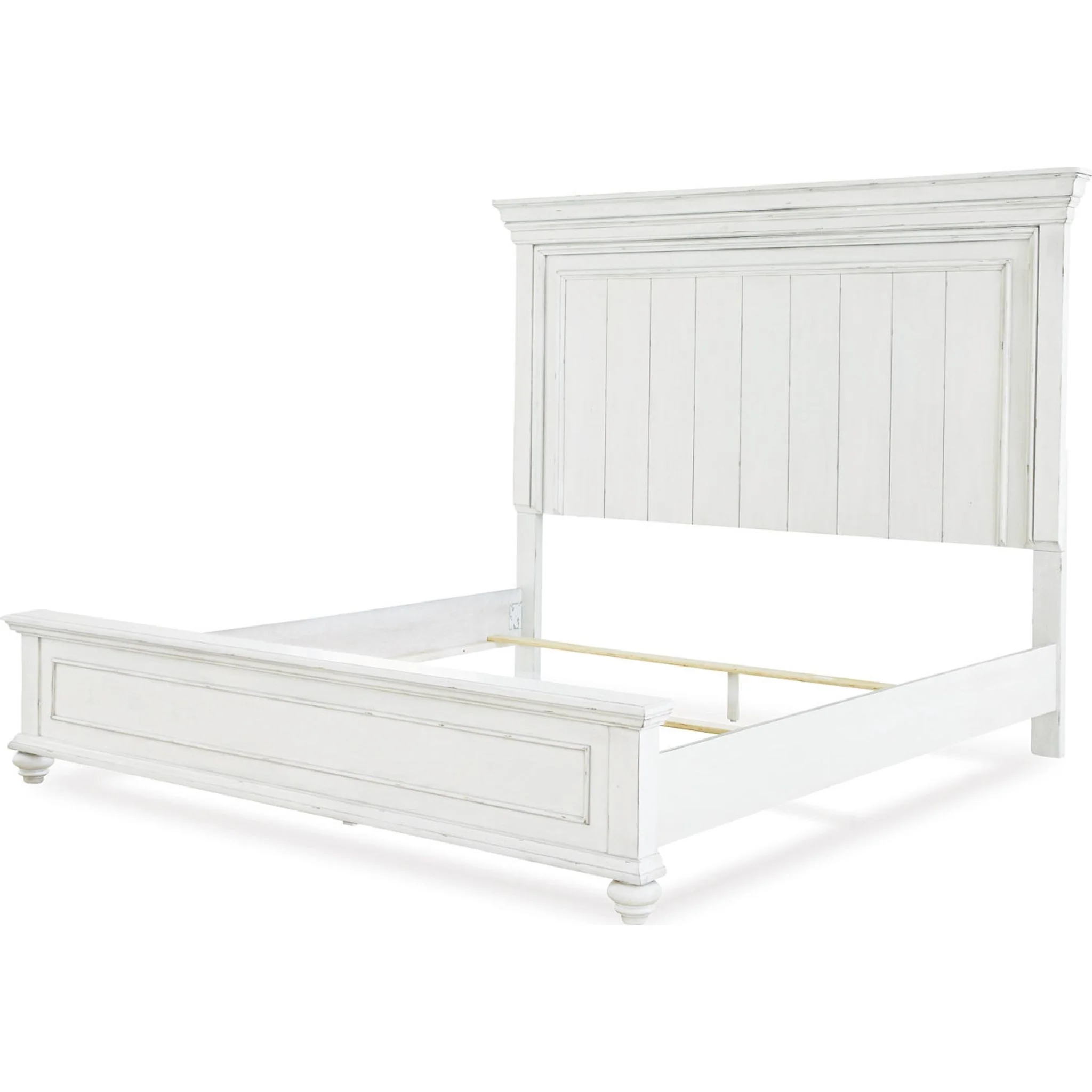 Kanwyn Panel Bed - Whitewash - Image 25