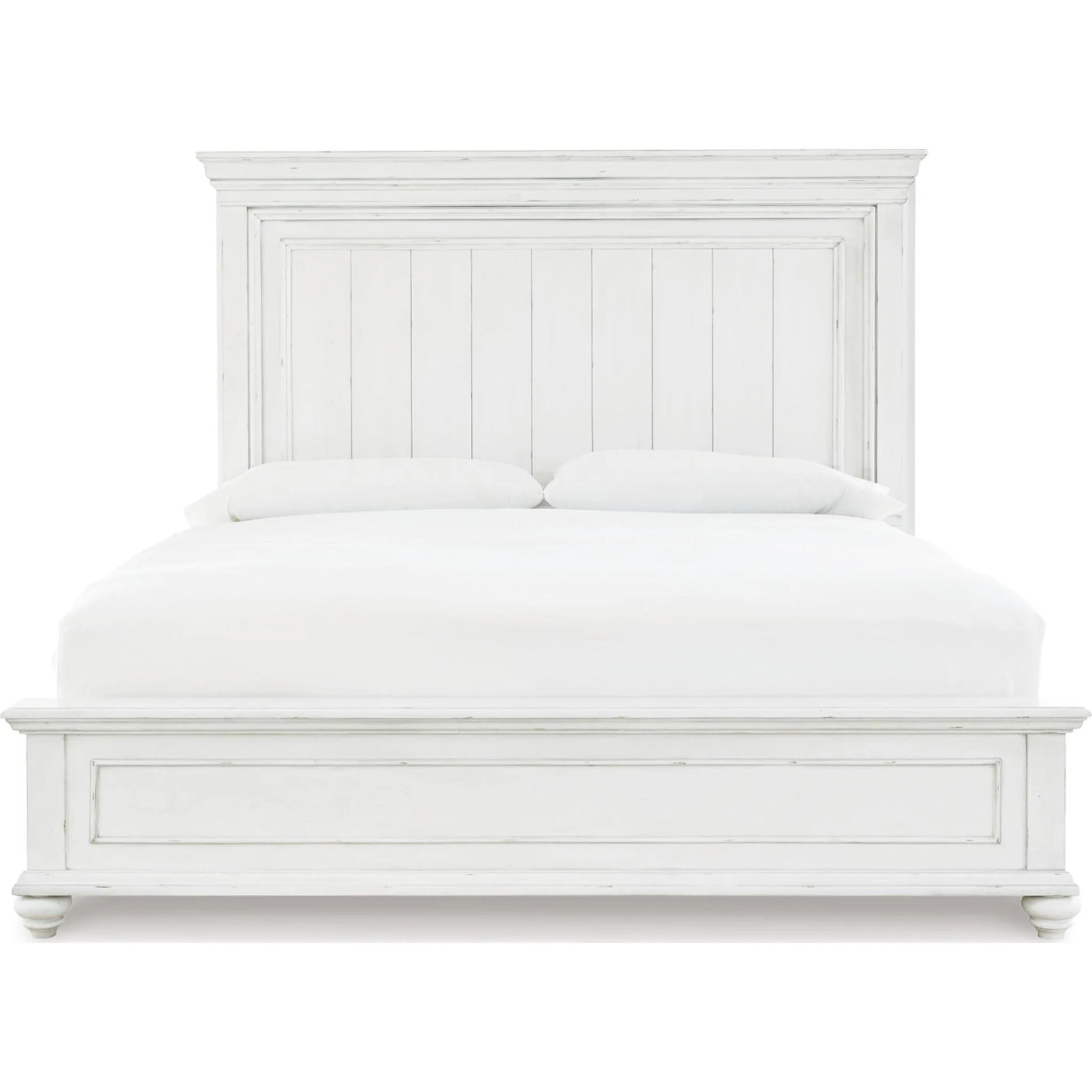 Kanwyn Panel Bed - Whitewash - Image 27