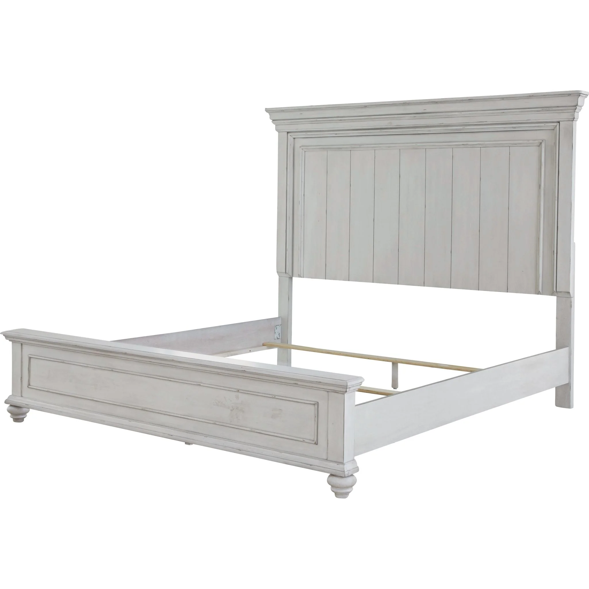 Kanwyn Panel Bed - Whitewash - Image 6