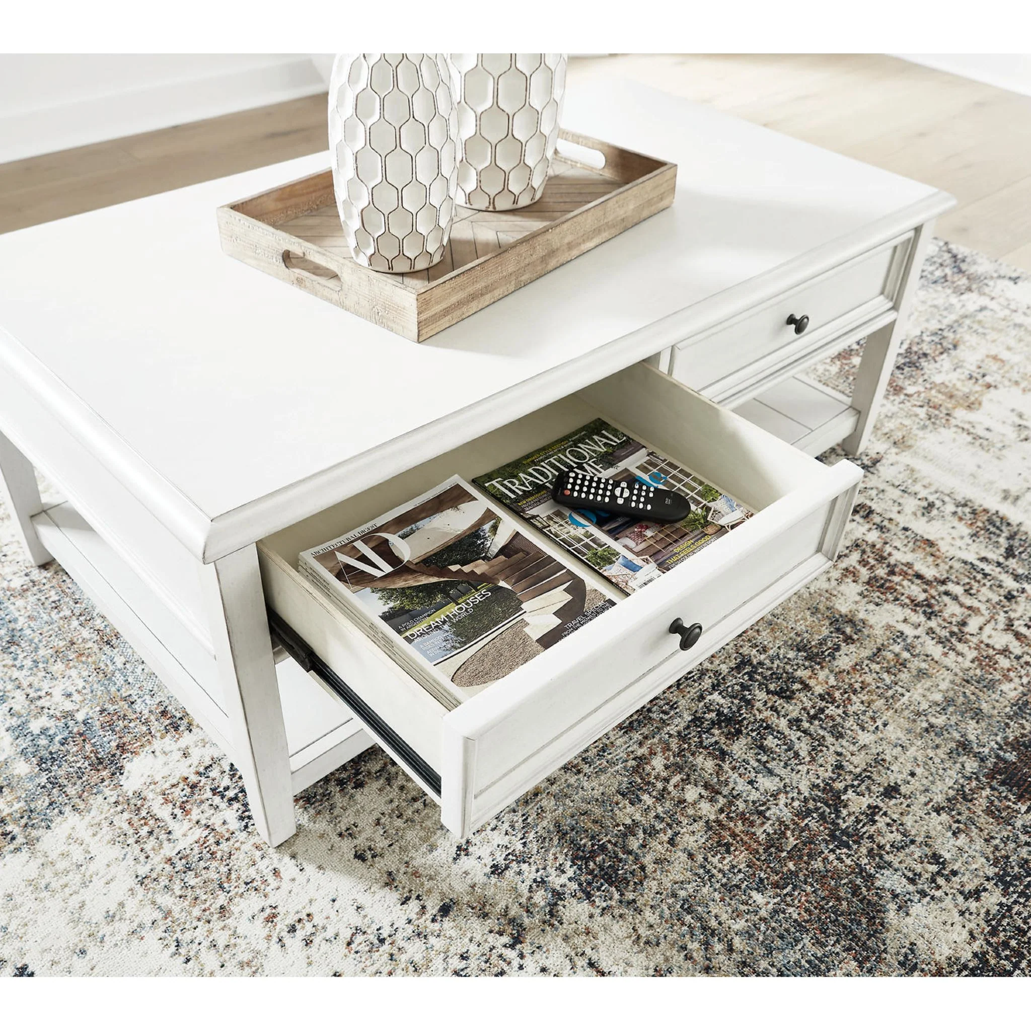 Kanwyn Coffee Table - Whitewash - Image 10