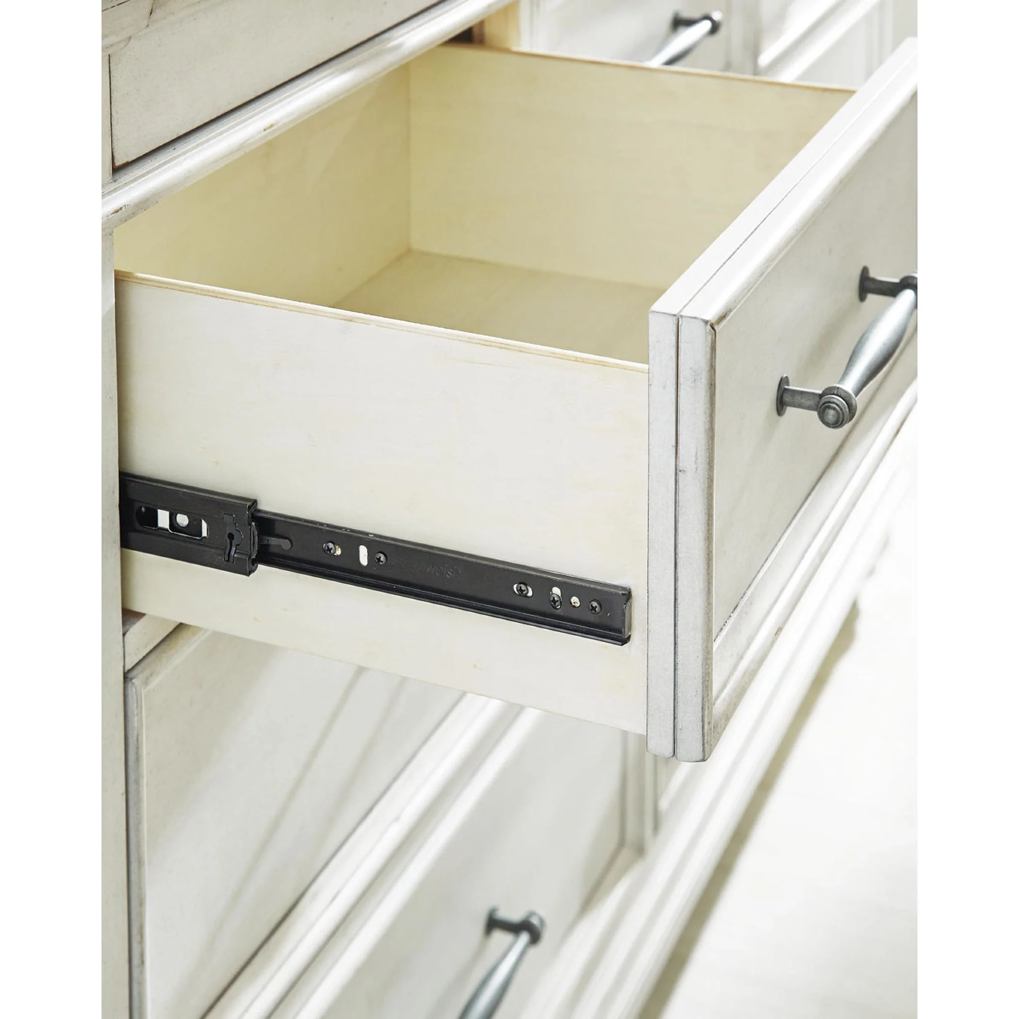 Kanwyn Dresser and Mirror - Whitewash - Image 10