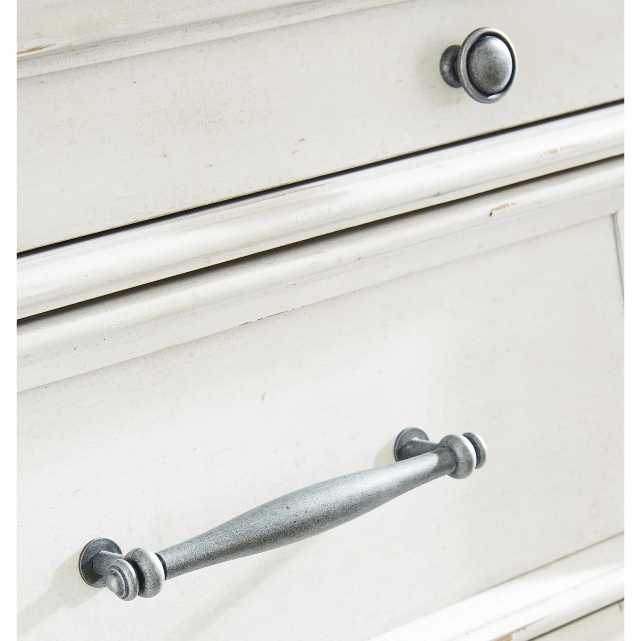 Kanwyn Dresser and Mirror - Whitewash - Image 7