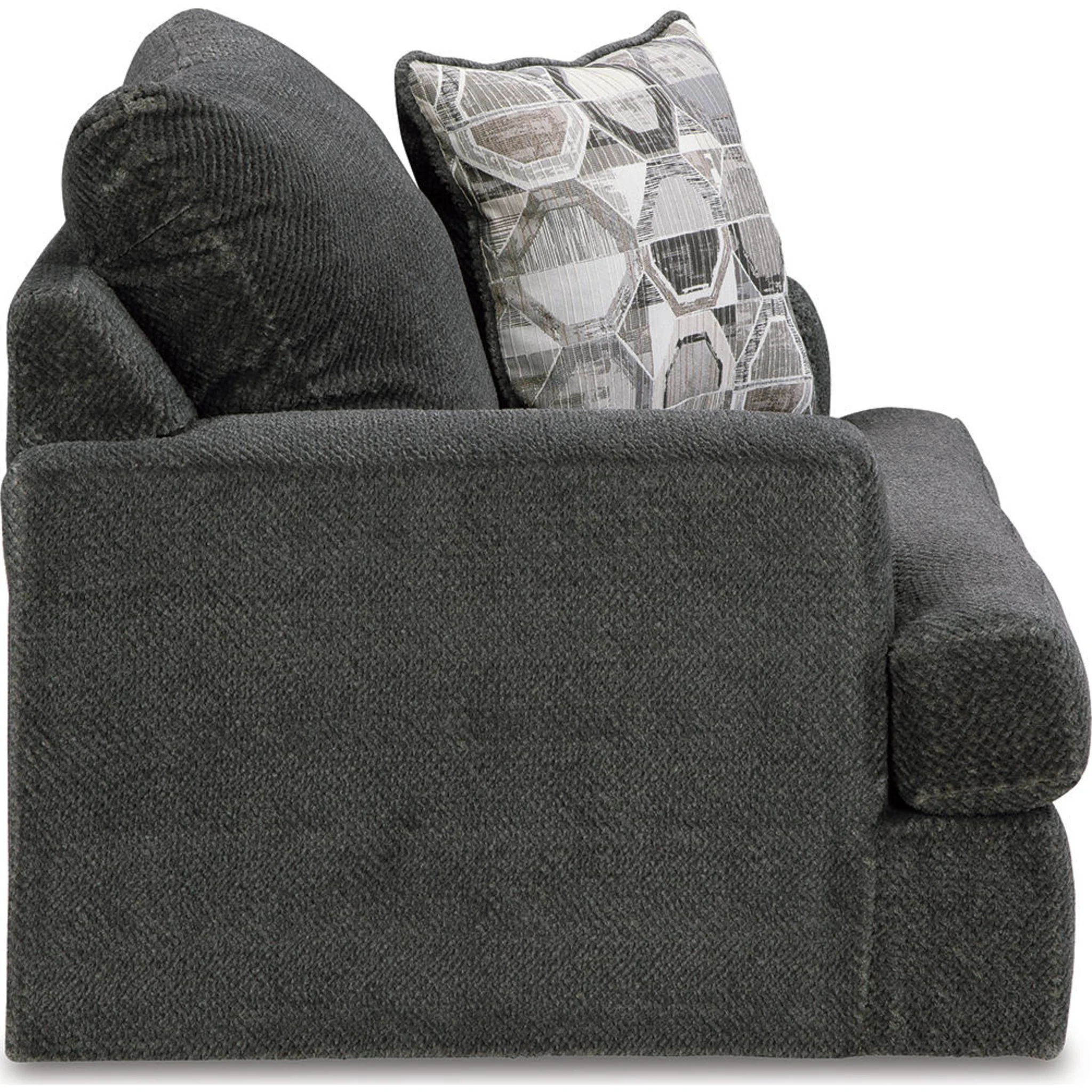 Karinne Chair and a Half - Smoke - Image 4